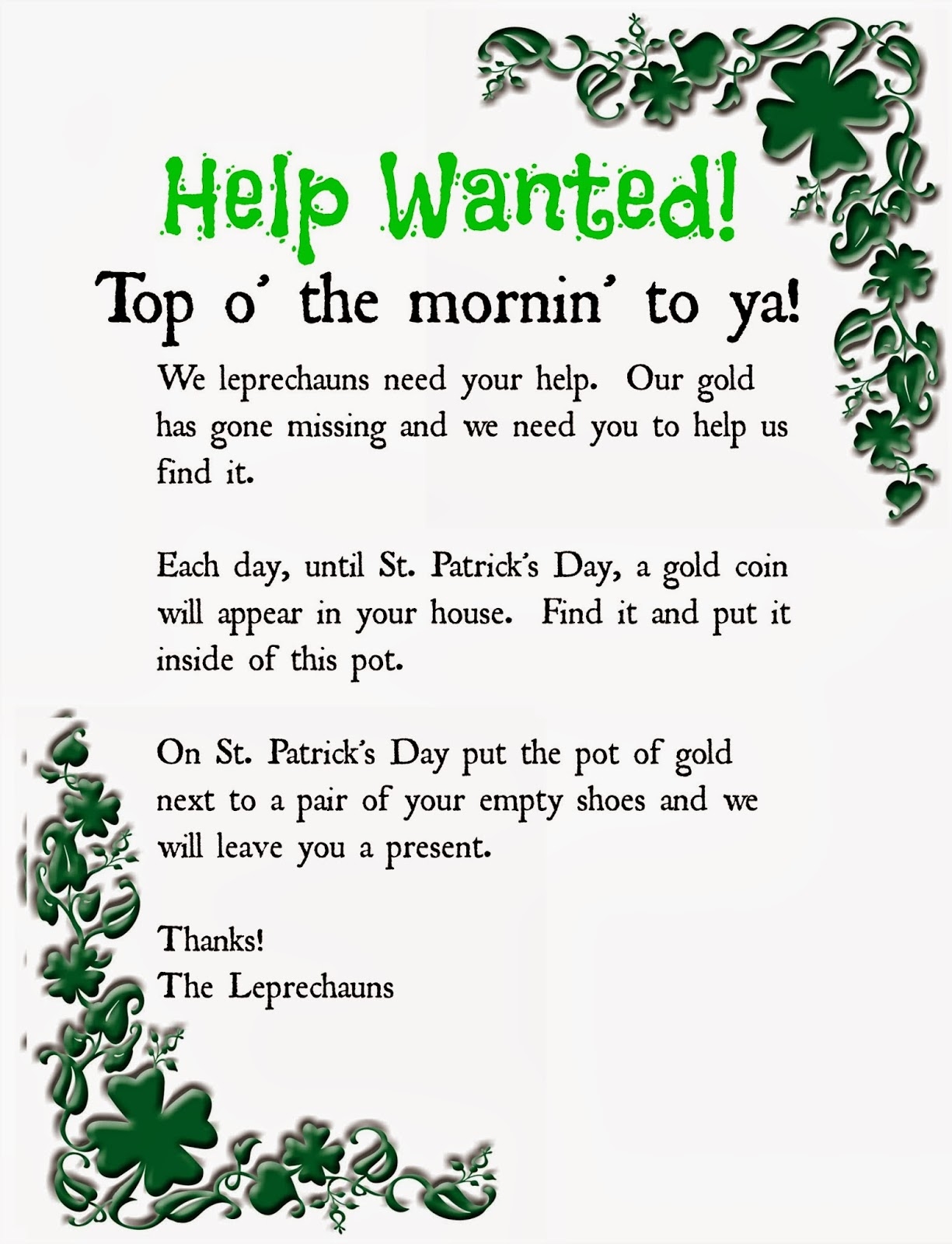 Pinning With Purpose Leprechaun Gold Treasure Hunt Pinning With Purpose Leprechaun Gold Treasure Hunt