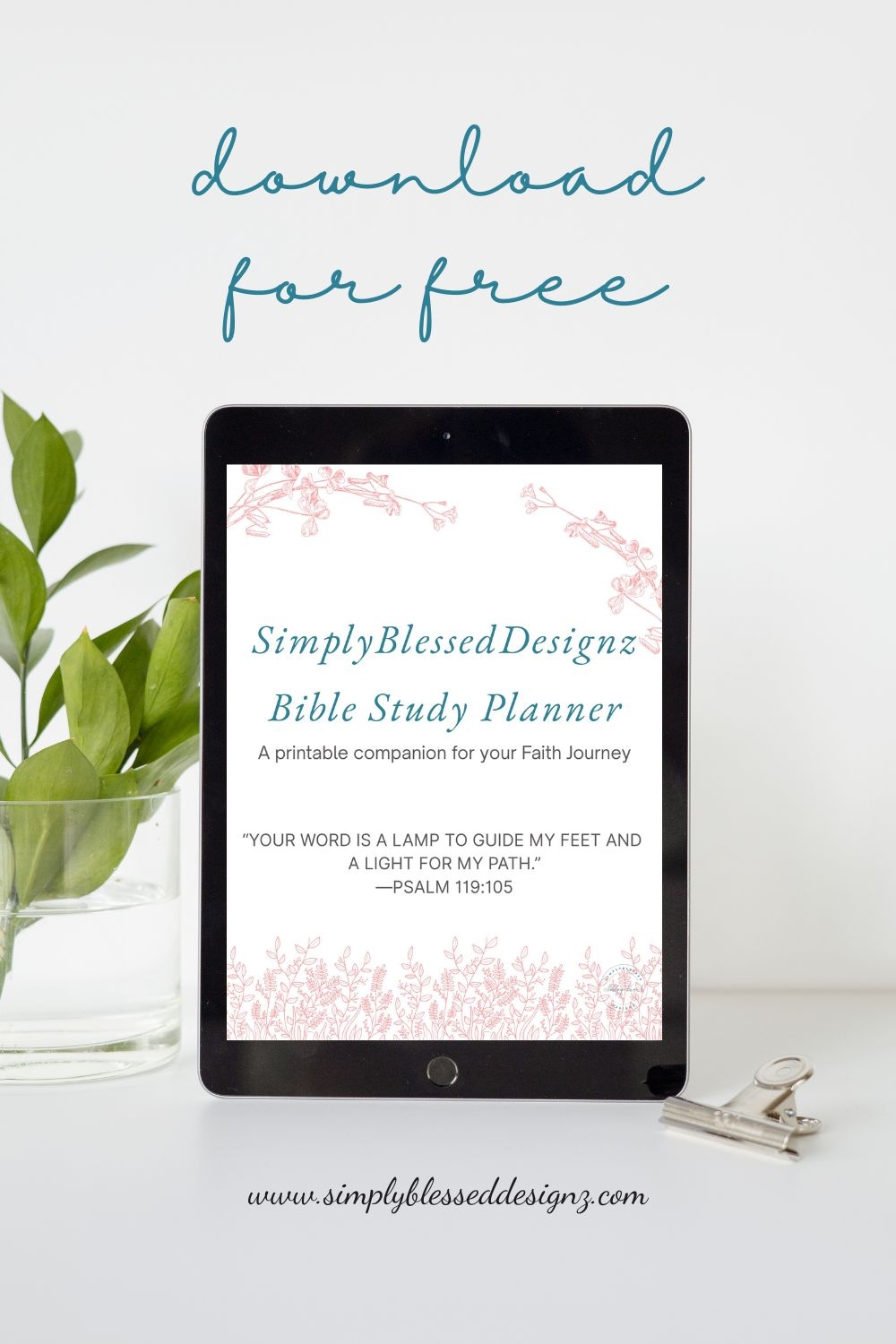 Printable Bible Study Planner Stay Rooted In The Word SimplyBlessedDesignz Design The Life You Love