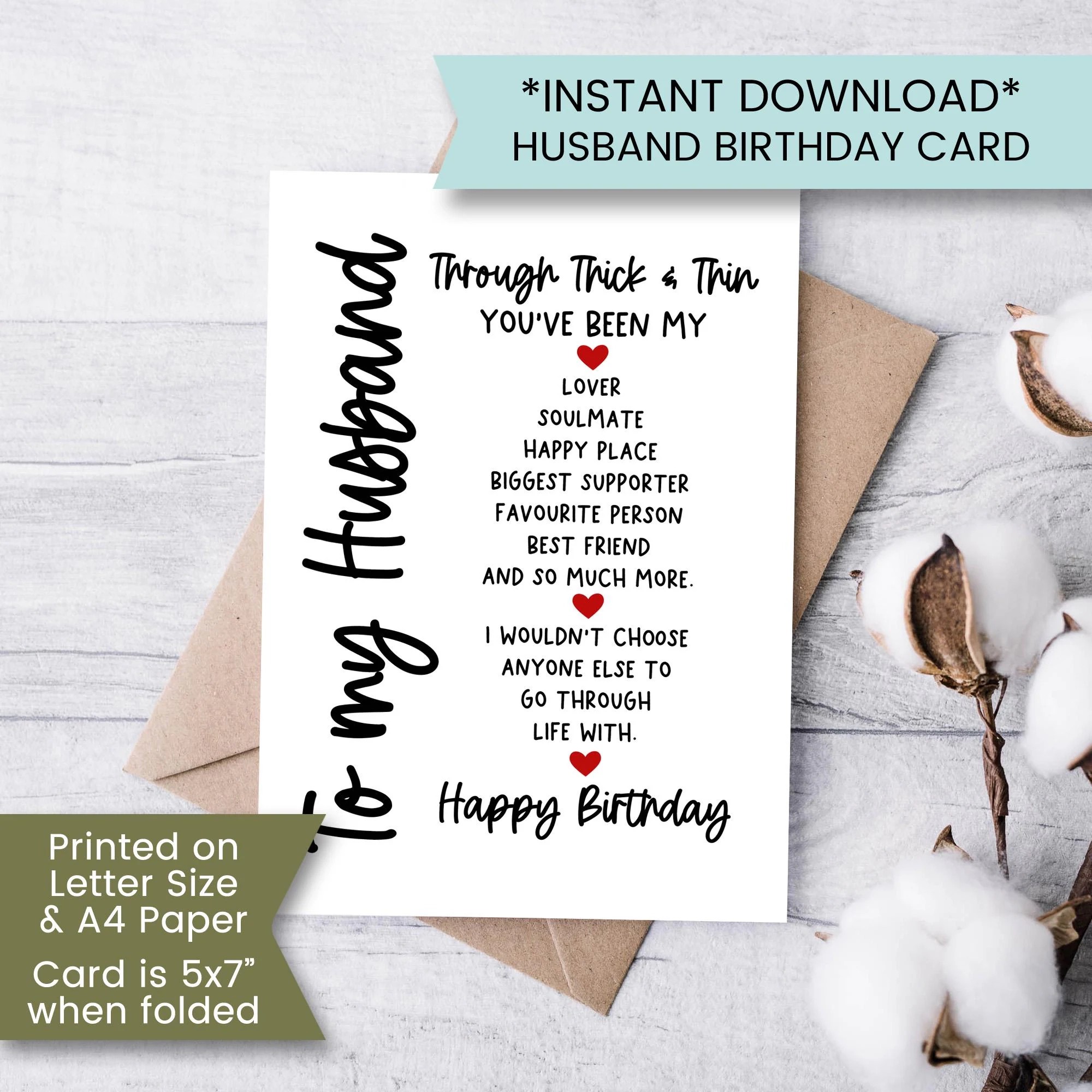 Printable Husband Birthday Card Birthday Card For Husband Birthday Card From Wife For My Husband For Soulmate Digital Download Etsy Printable Husband Birthday Card Birthday Card For Husband Birthday Card From Wife For My Husband For Soulmate Digital Download Etsy