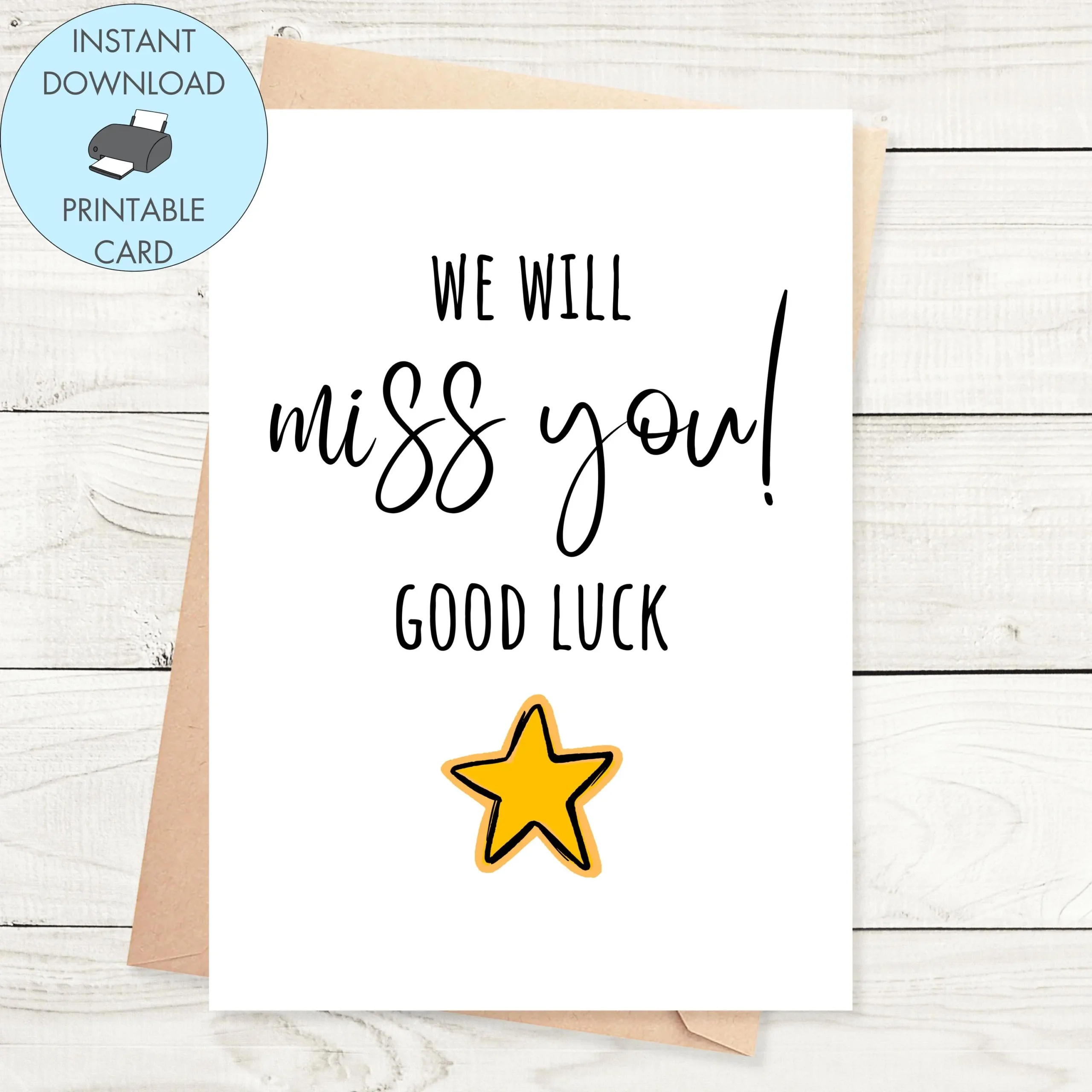 Printable Leaving Card We Will Miss You Good Luck Star Instant Download Leaving Card Printable Good Luck Card Printable Goodbye Card Etsy Printable Leaving Card We Will Miss You Good Luck Star Instant Download Leaving Card Printable Good Luck Card Printable Goodbye Card Etsy