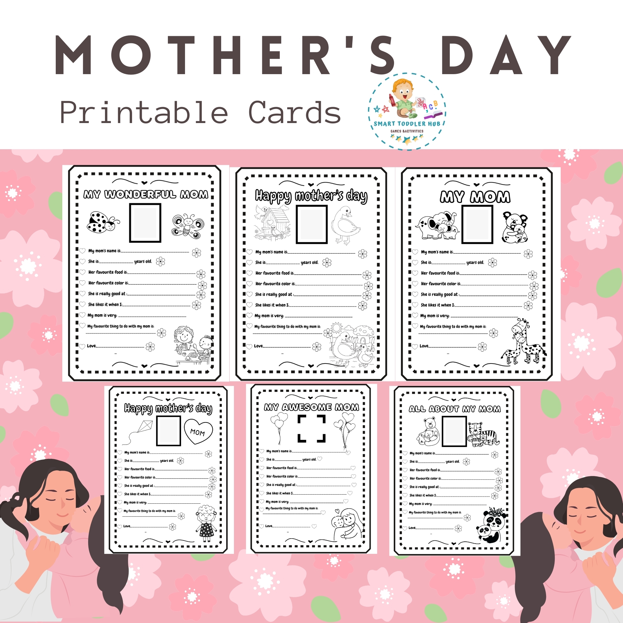 Printable Mother s Day Cards For Kindergarten Mother s Day Questionnaire Made By Teachers