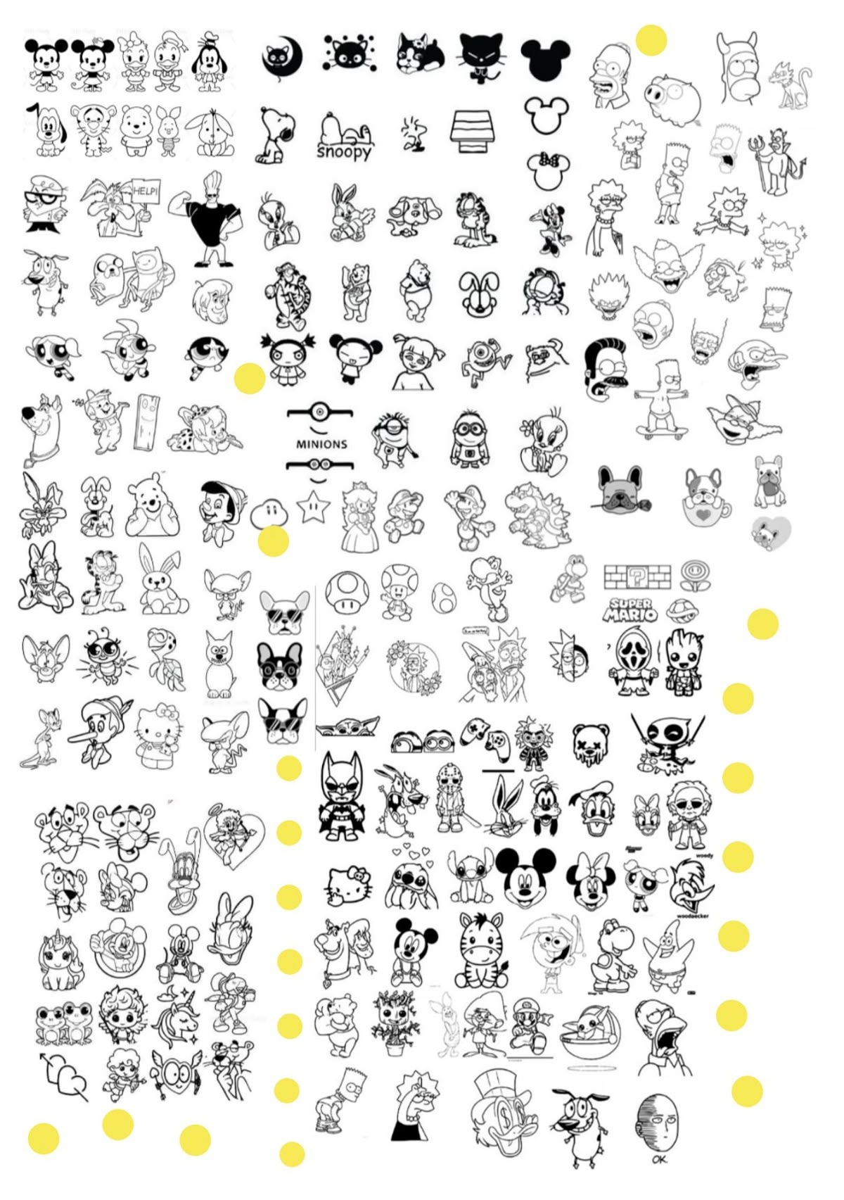 Printable Nail Art Templates Free