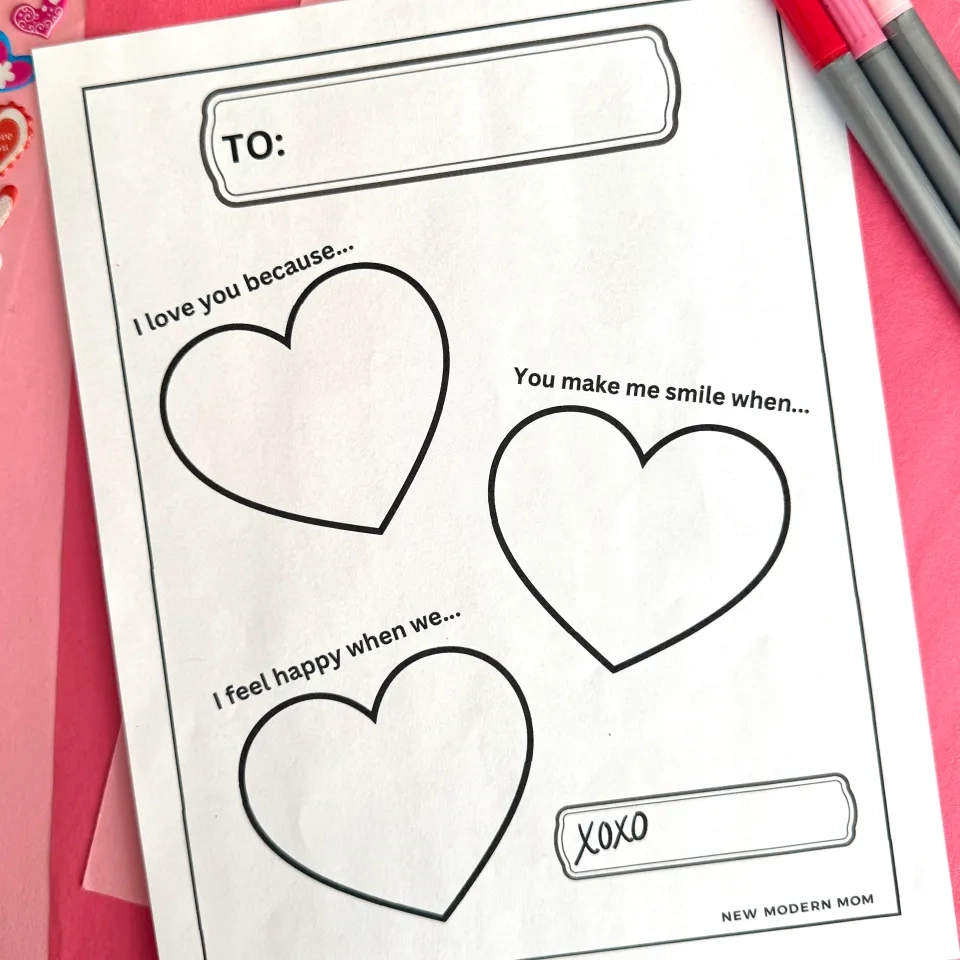 Printable Valentine s Day Card For Kids Free Fun Easy Printable Valentine s Day Card For Kids Free Fun Easy