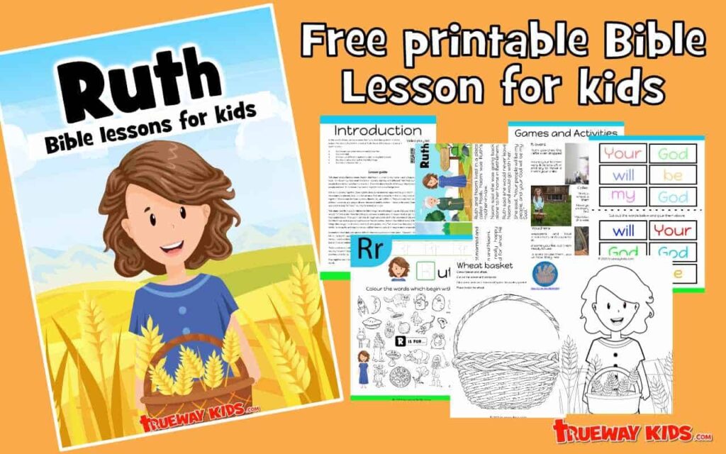 Ruth Free Bible Lesson For Kids Trueway Kids