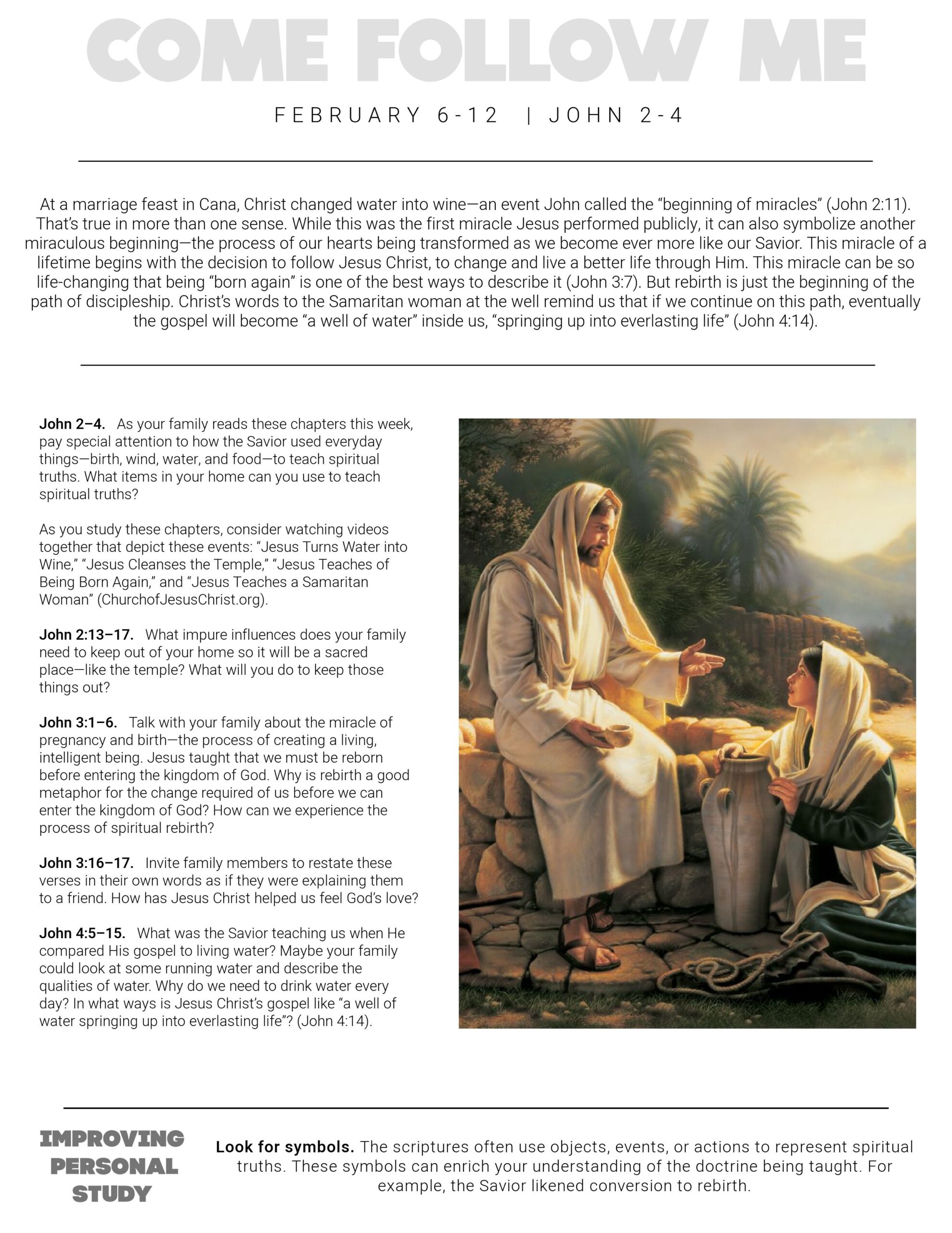 She s Crafty Come Follow Me Free Printable Bible Study John 2 4