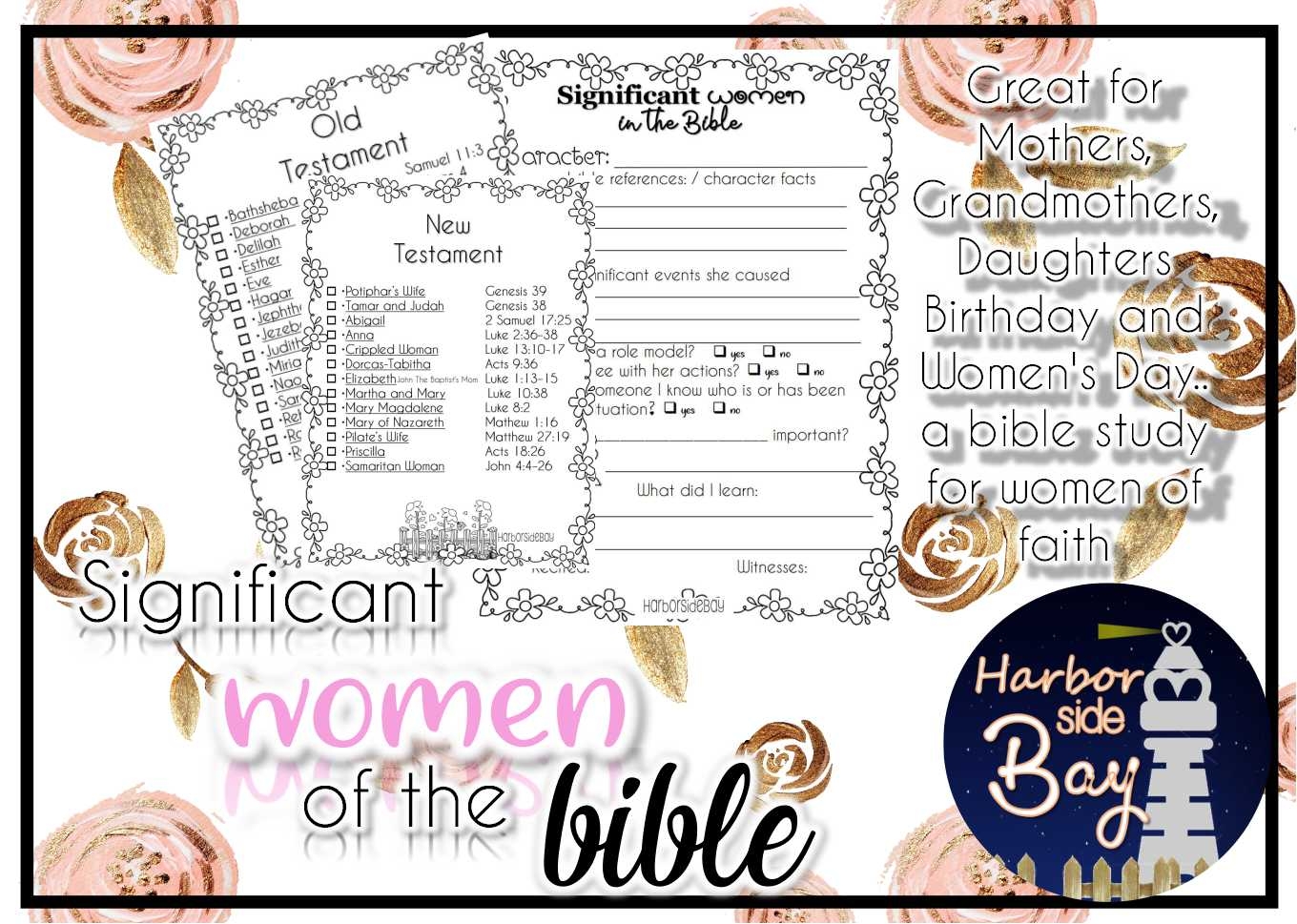 Significant Women In The Bible Study Guide Made By Teachers Significant Women In The Bible Study Guide Made By Teachers