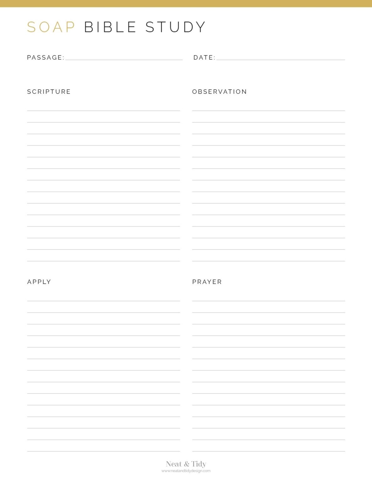 Free Printable Bible Study Pdf - We Love Printables
