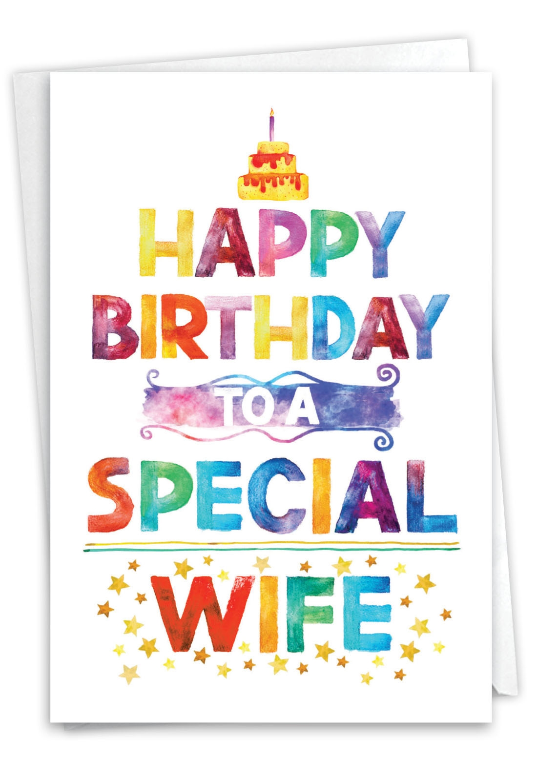 Special Wife Beautiful Birthday Greeting Card Special Wife Beautiful Birthday Greeting Card