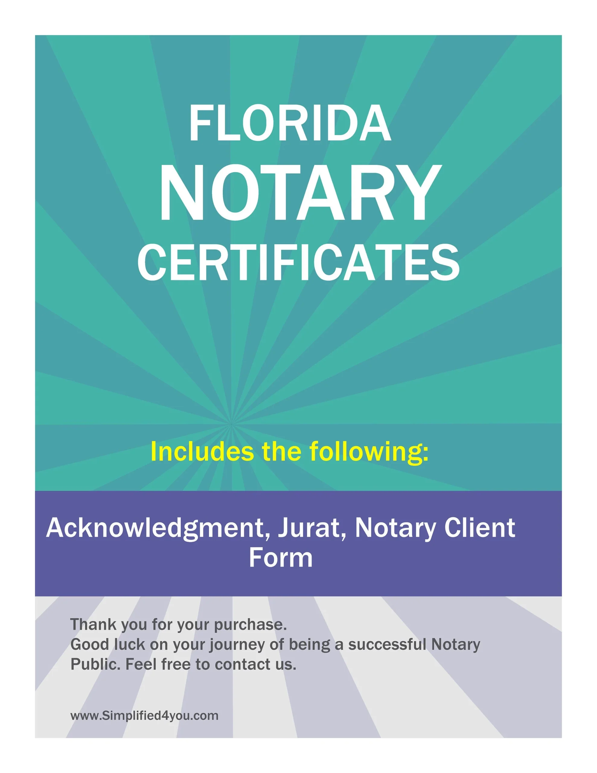 State Of Florida three Notary Certificates Acknowledgment Jurat Notary Client Form Etsy State Of Florida three Notary Certificates Acknowledgment Jurat Notary Client Form Etsy