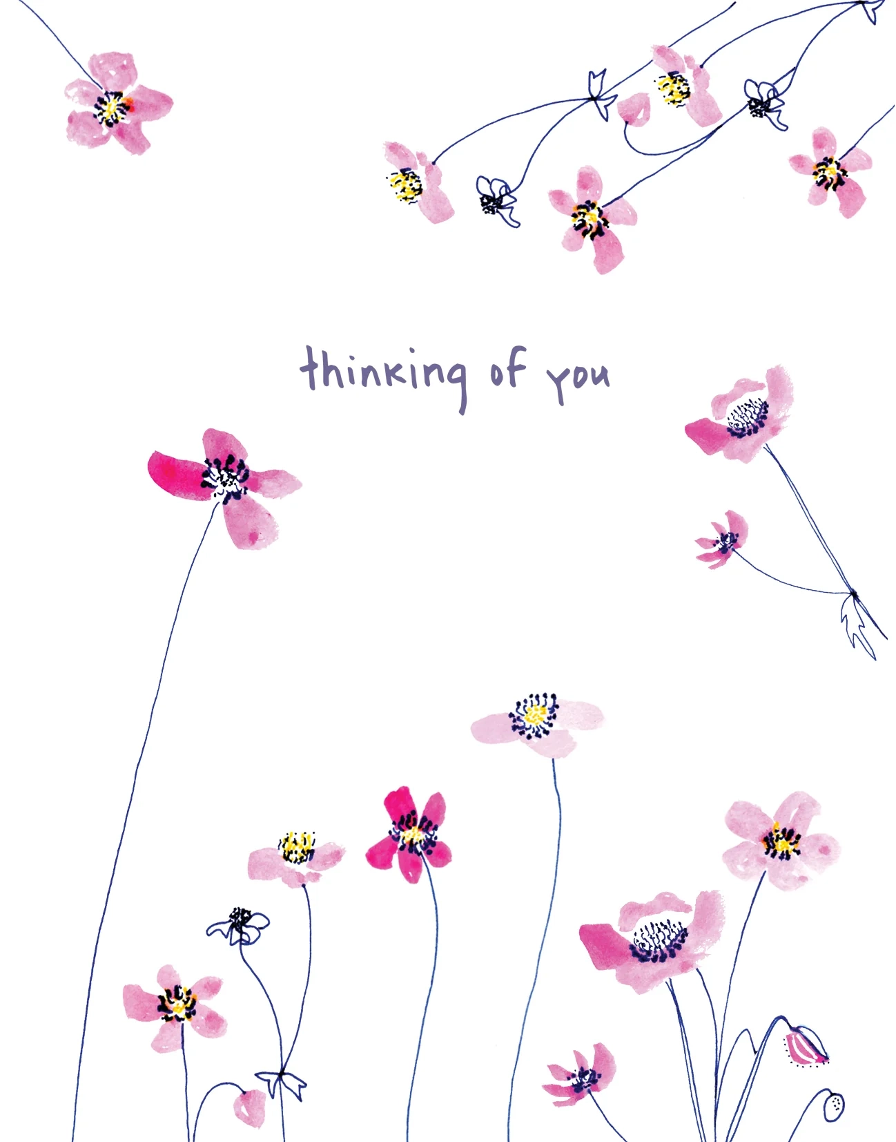 Thinking Of You Free Printable Card Tiny Farmhouse By Amy McCoy
