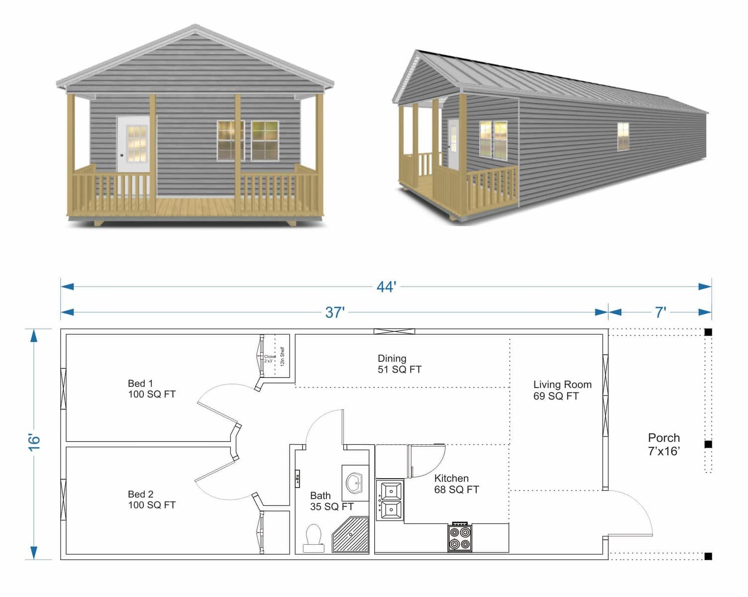 Tiny Home Floor Plan Gallery Robin Sheds