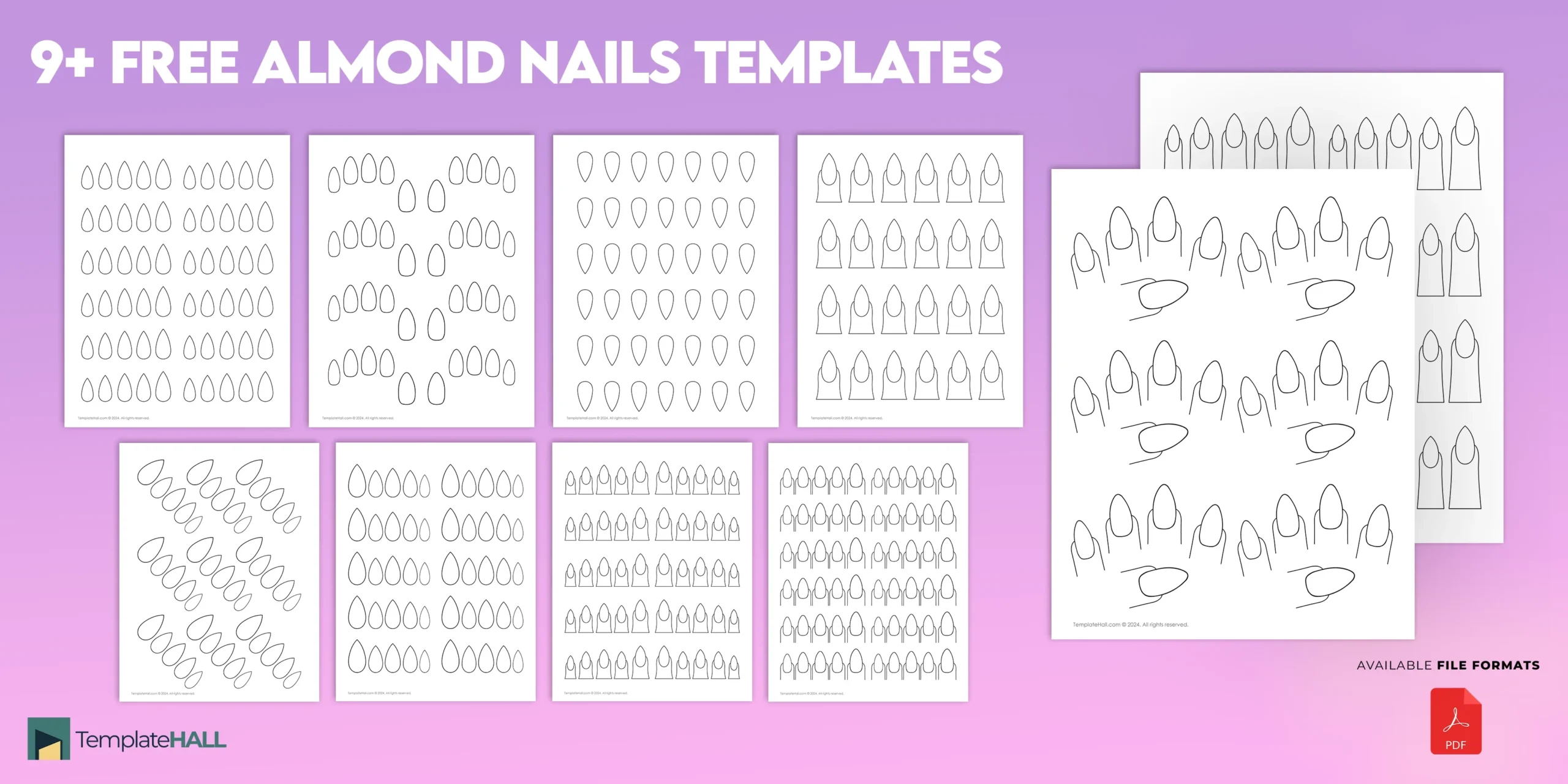Ultimate Guide To 9 Free Almond Nails Templates In PDF Format