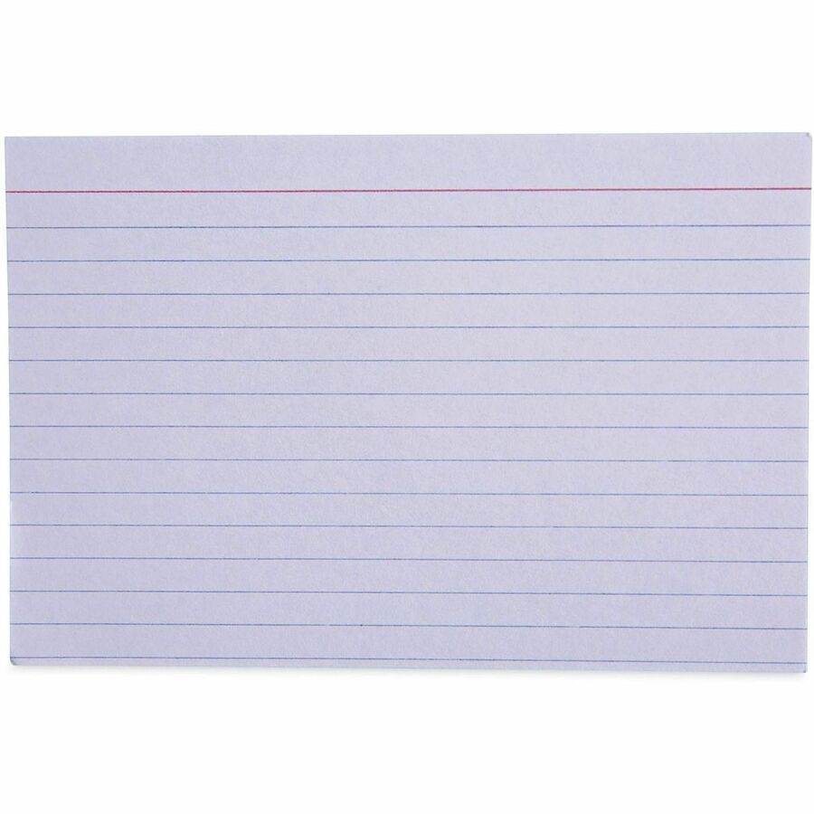 Universal Printable Index Card 4 X 6 Acid free Ruled White 100 Pack Take a byte