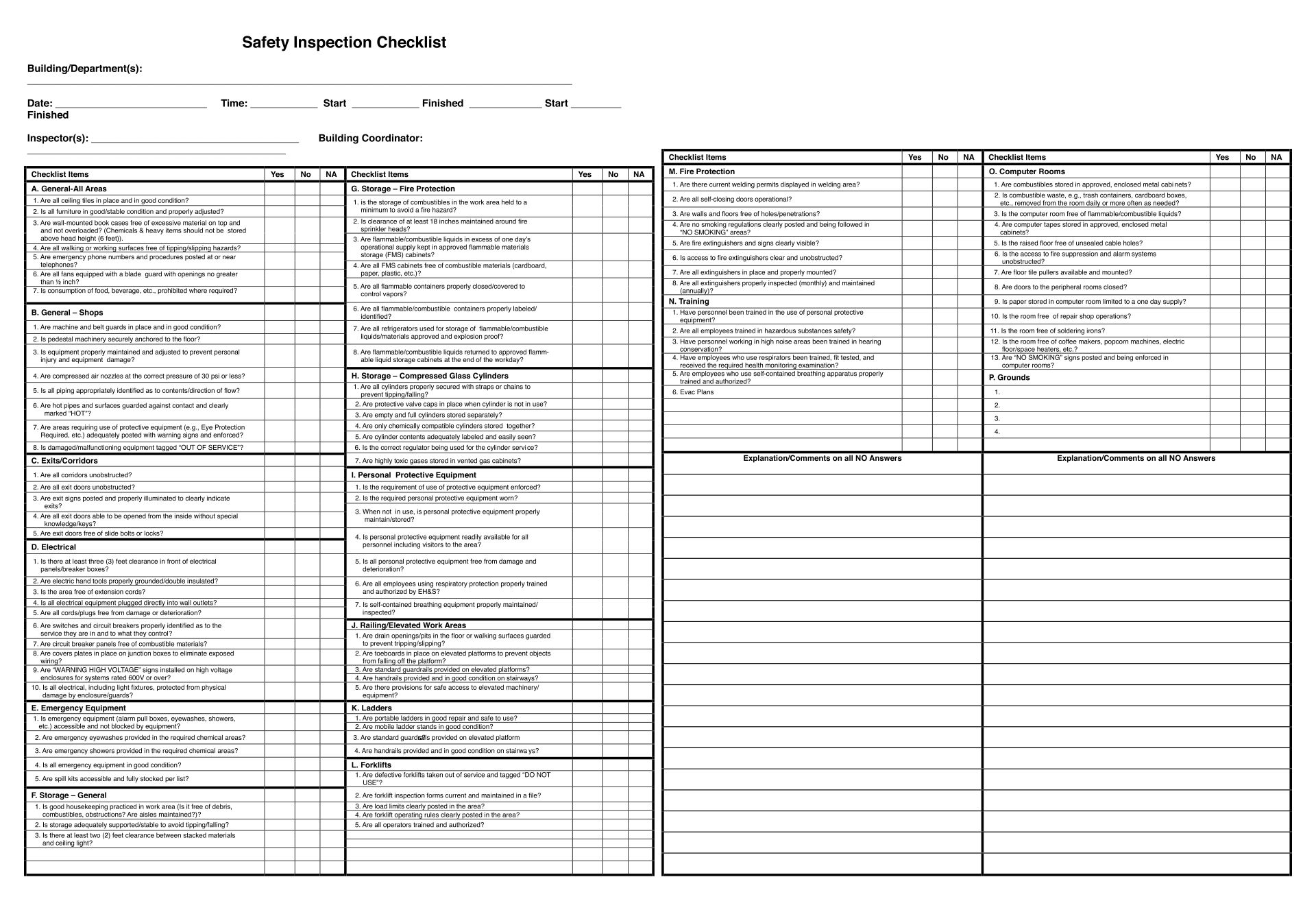 Vehicle Inspection Checklist 10 Free PDF Printables Printablee Vehicle Inspection Checklist 10 Free PDF Printables Printablee