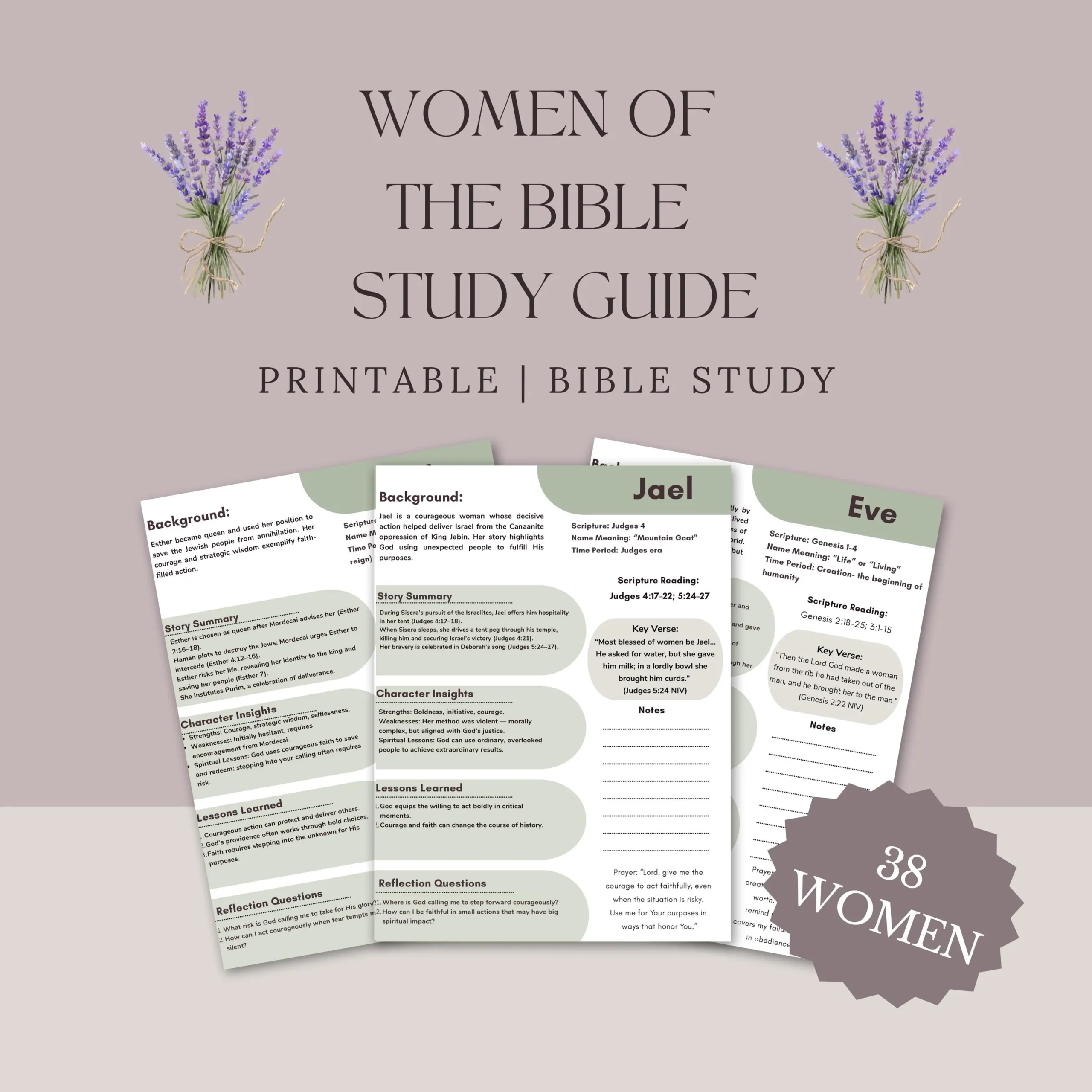 Women Of The Bible Study Printable Guide Women s Small Group Devotional Faith Journal Gifts For Mother s Etsy New Zealand