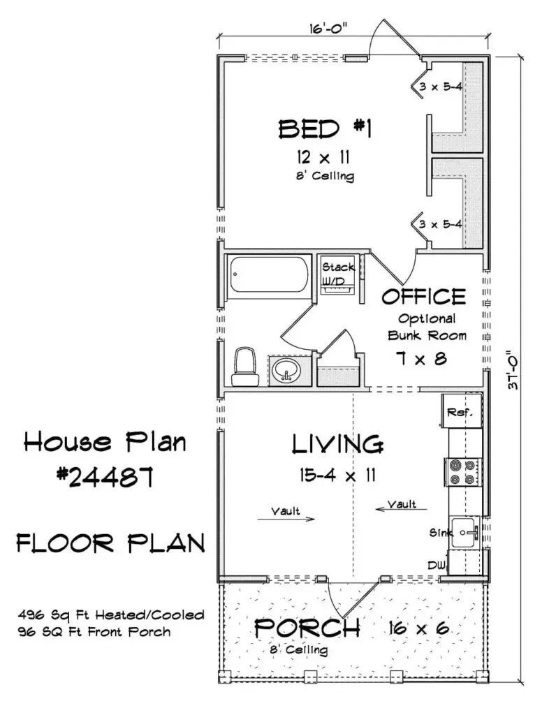 1 Bedroom Cottage Guest House With Vaulted Great Room