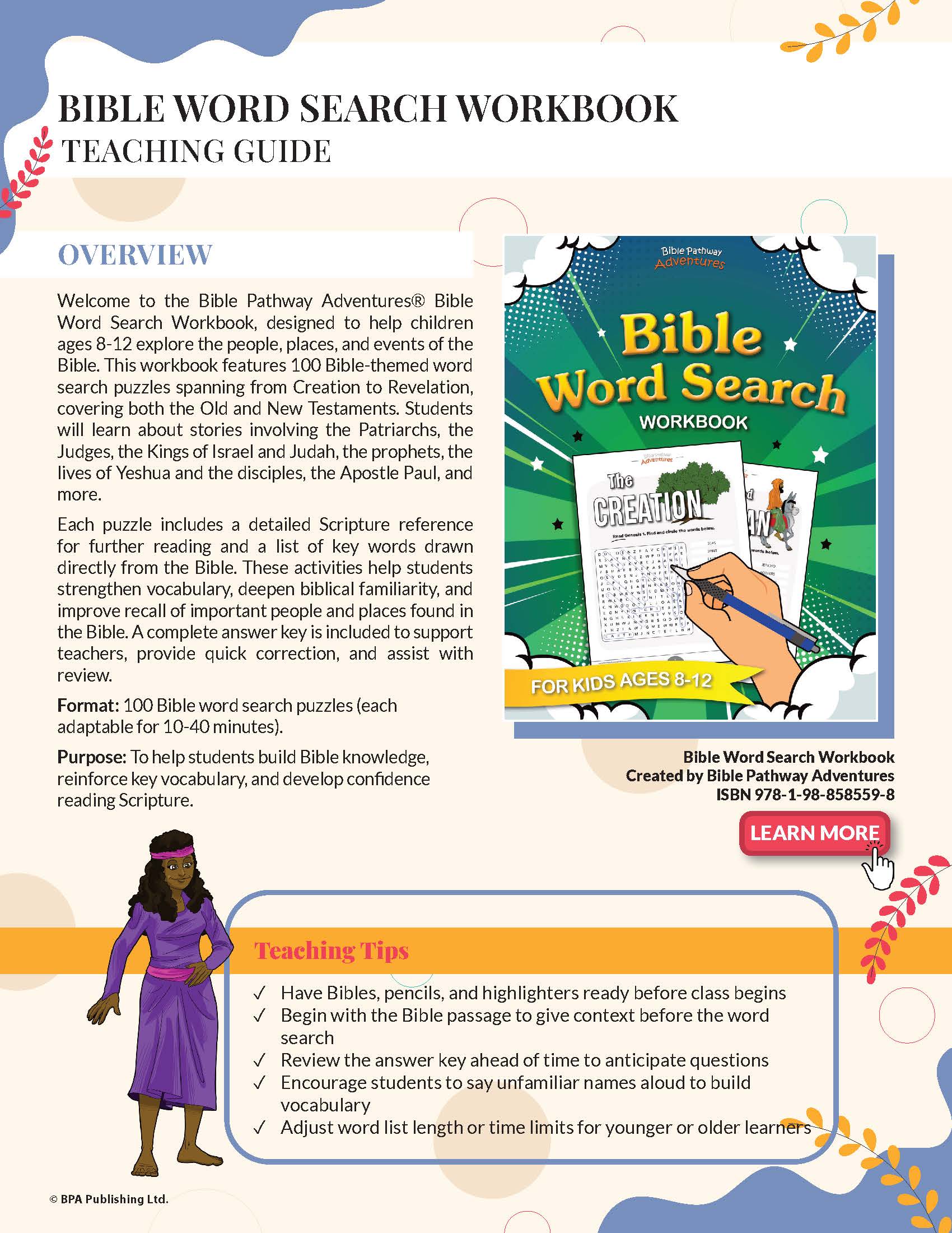 100 Bible Word Search Workbook