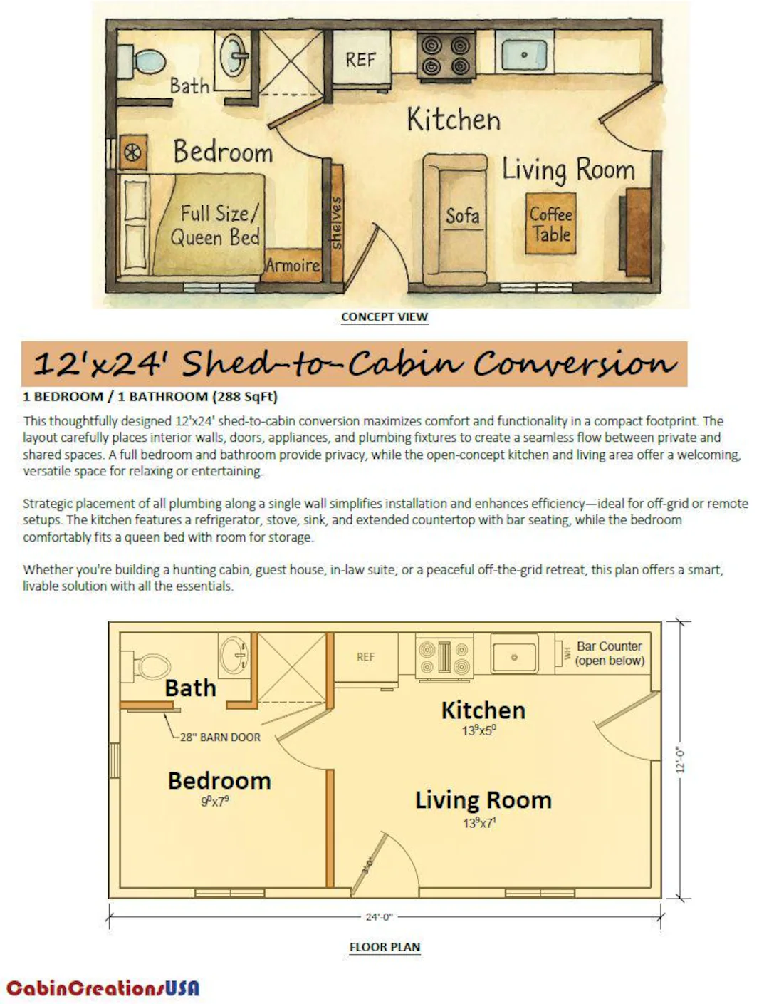 12x24 Shed To Cabin Conversion Floor