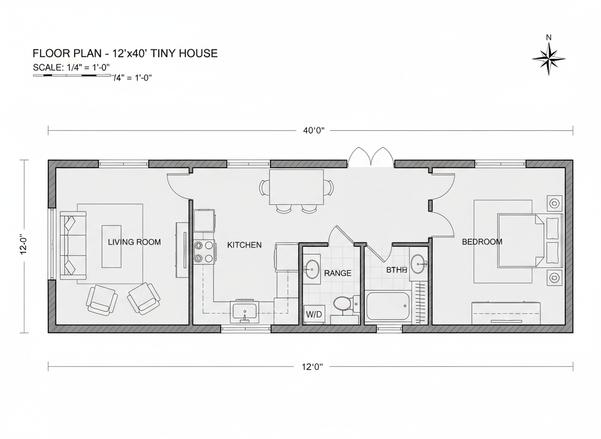 12x40 Tiny House