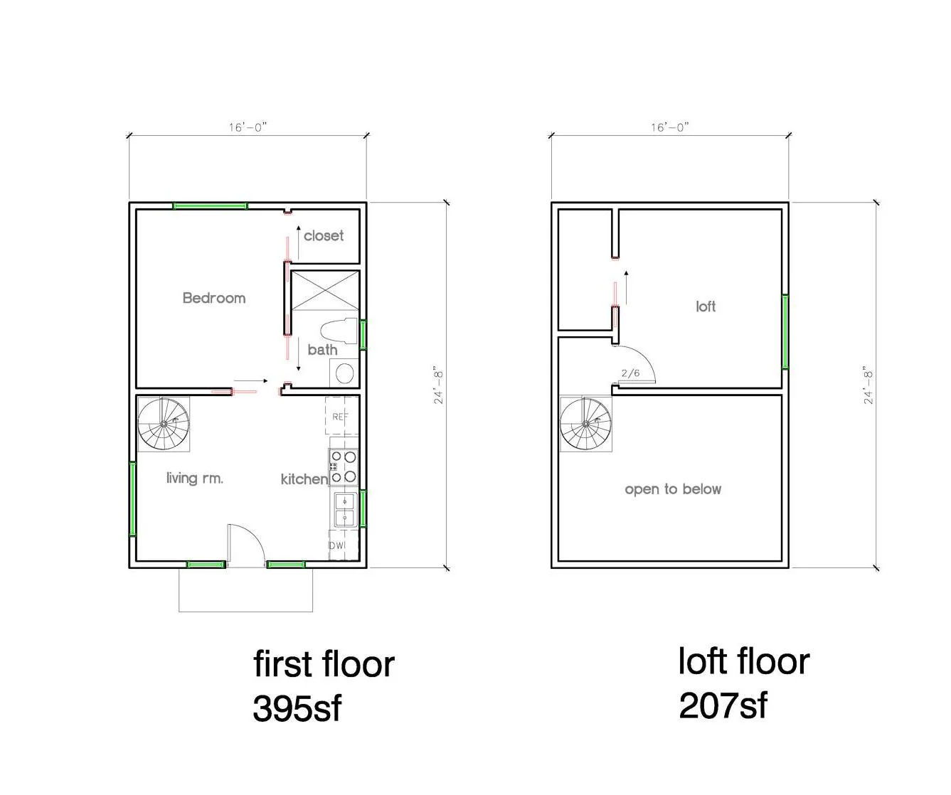 14x28 Tiny House Floor Plans