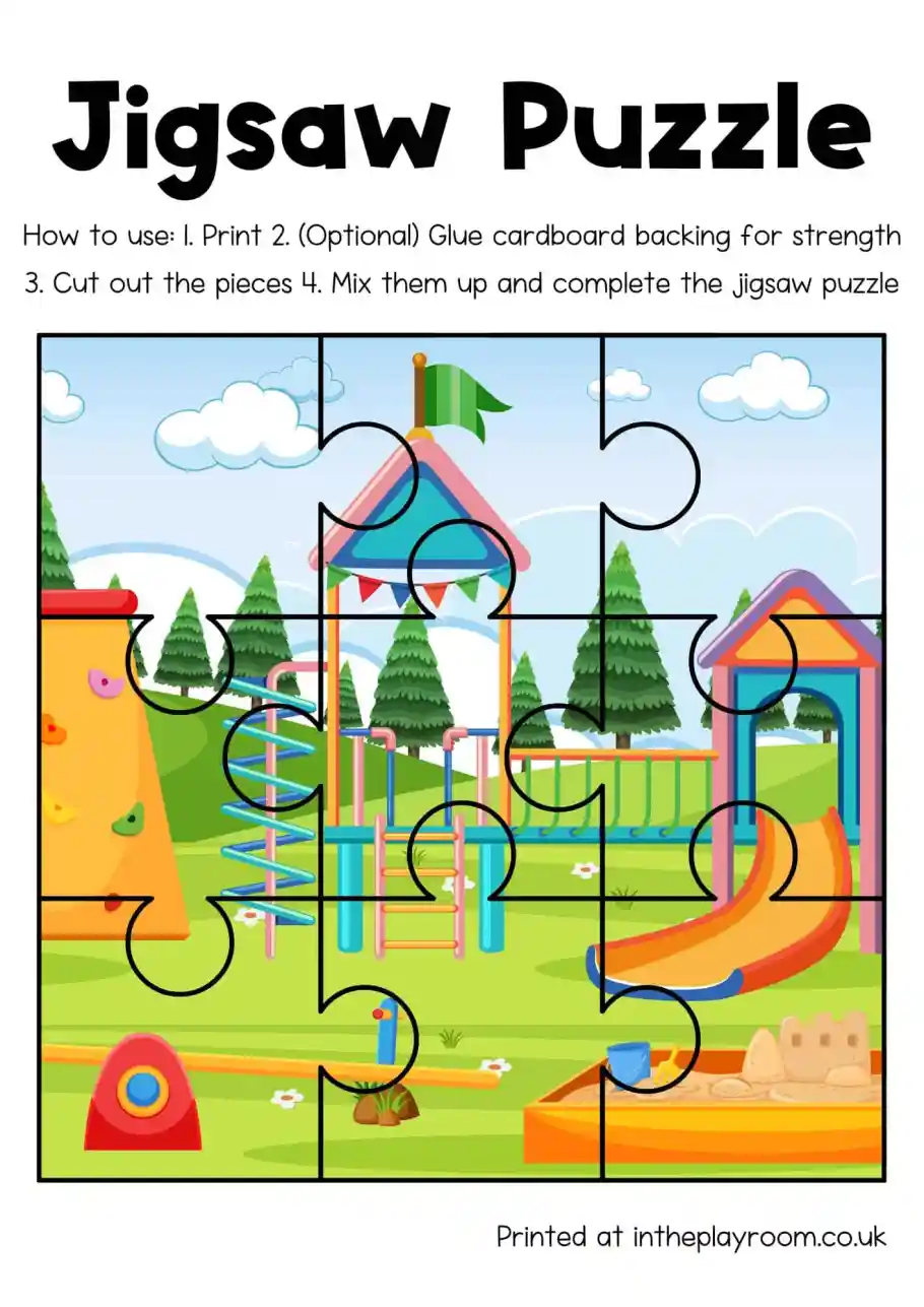 16 Free Printable Jigsaw Puzzles For Kids
