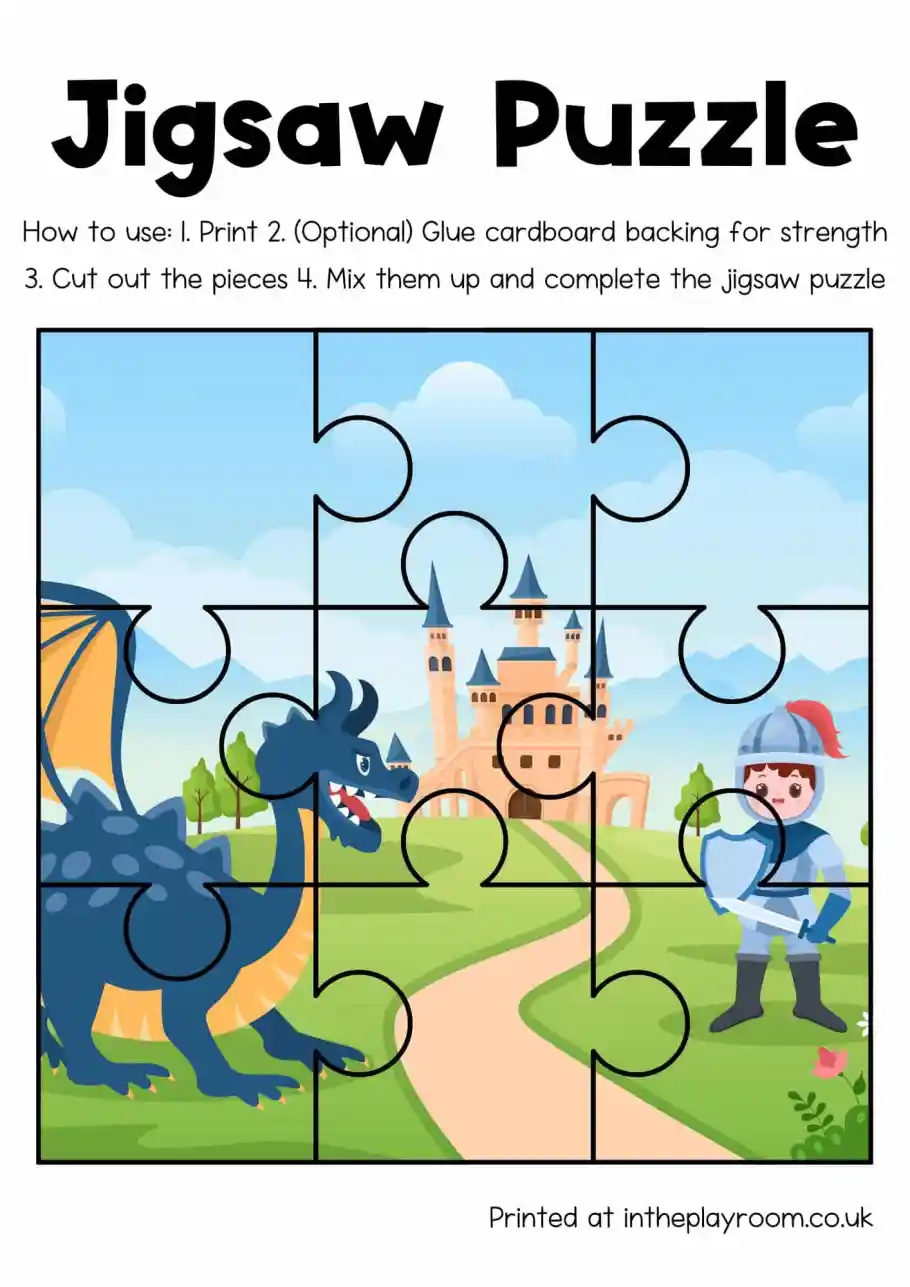 16 Free Printable Jigsaw Puzzles For Kids