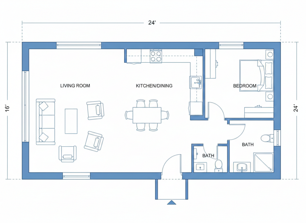 16x24 Cabin