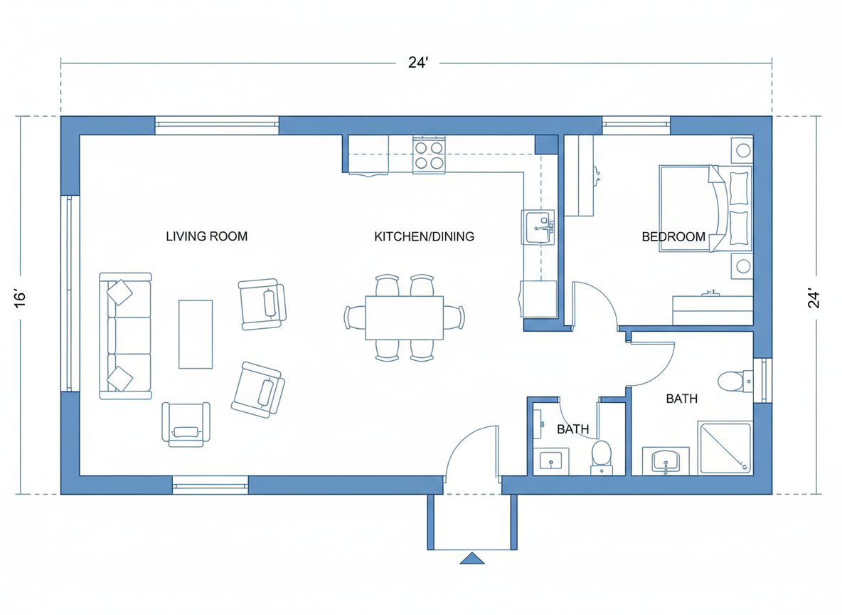 16x24 Cabin