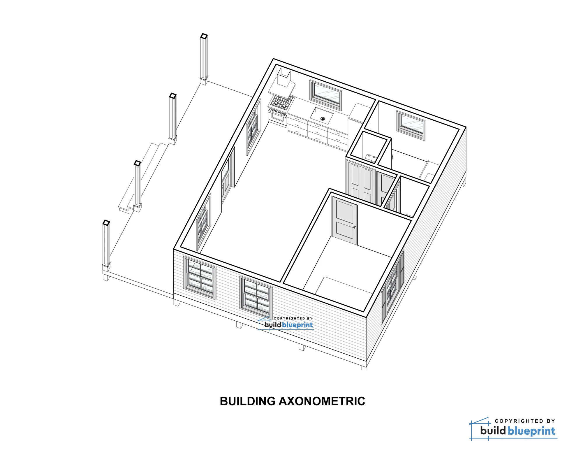 20 X 24 Budget Cabin Architectural Plans