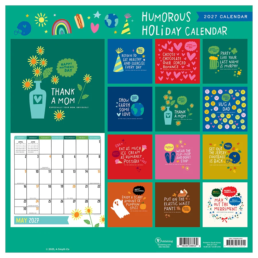2027 Amy Smyth Humor Wall Calendar 2027 Amy Smyth Humor Wall Calendar