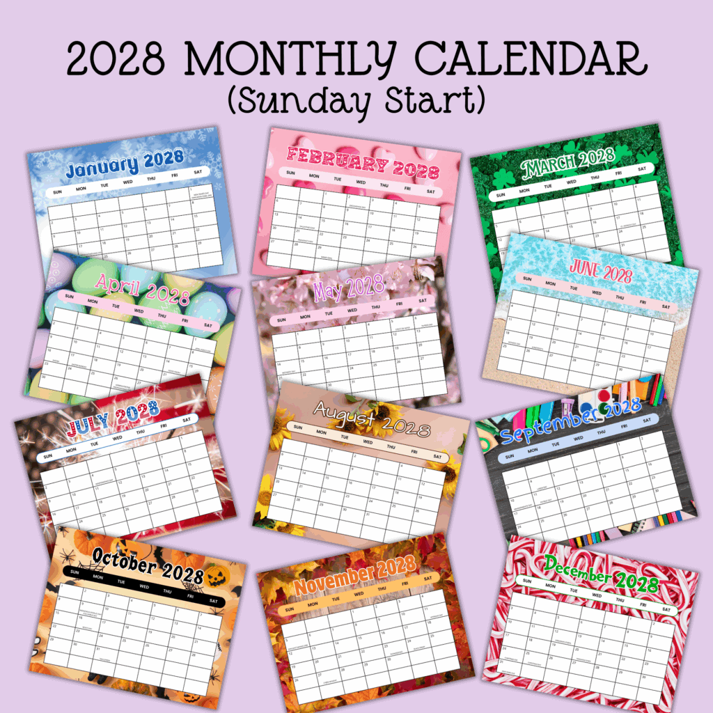 2028 Calendars