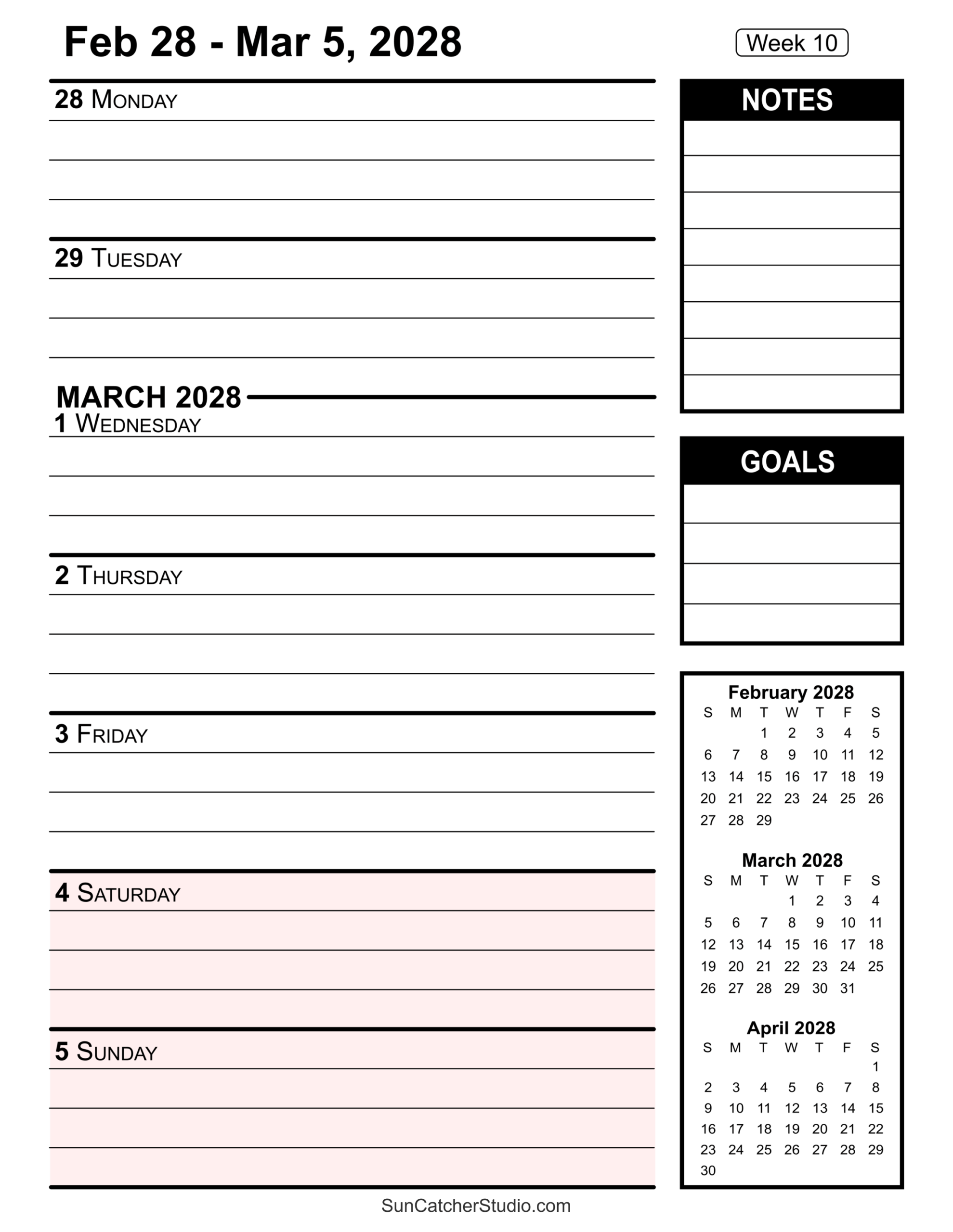 2028 Weekly