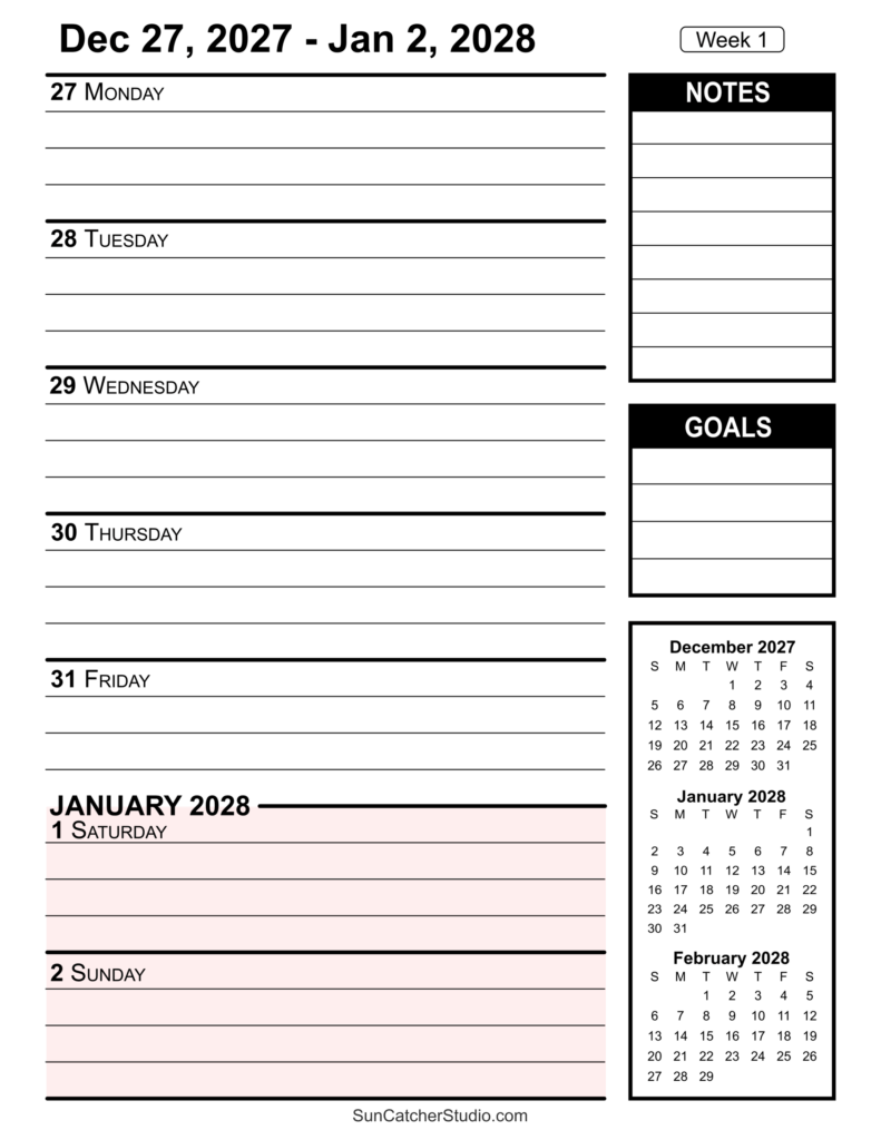 2028 Weekly