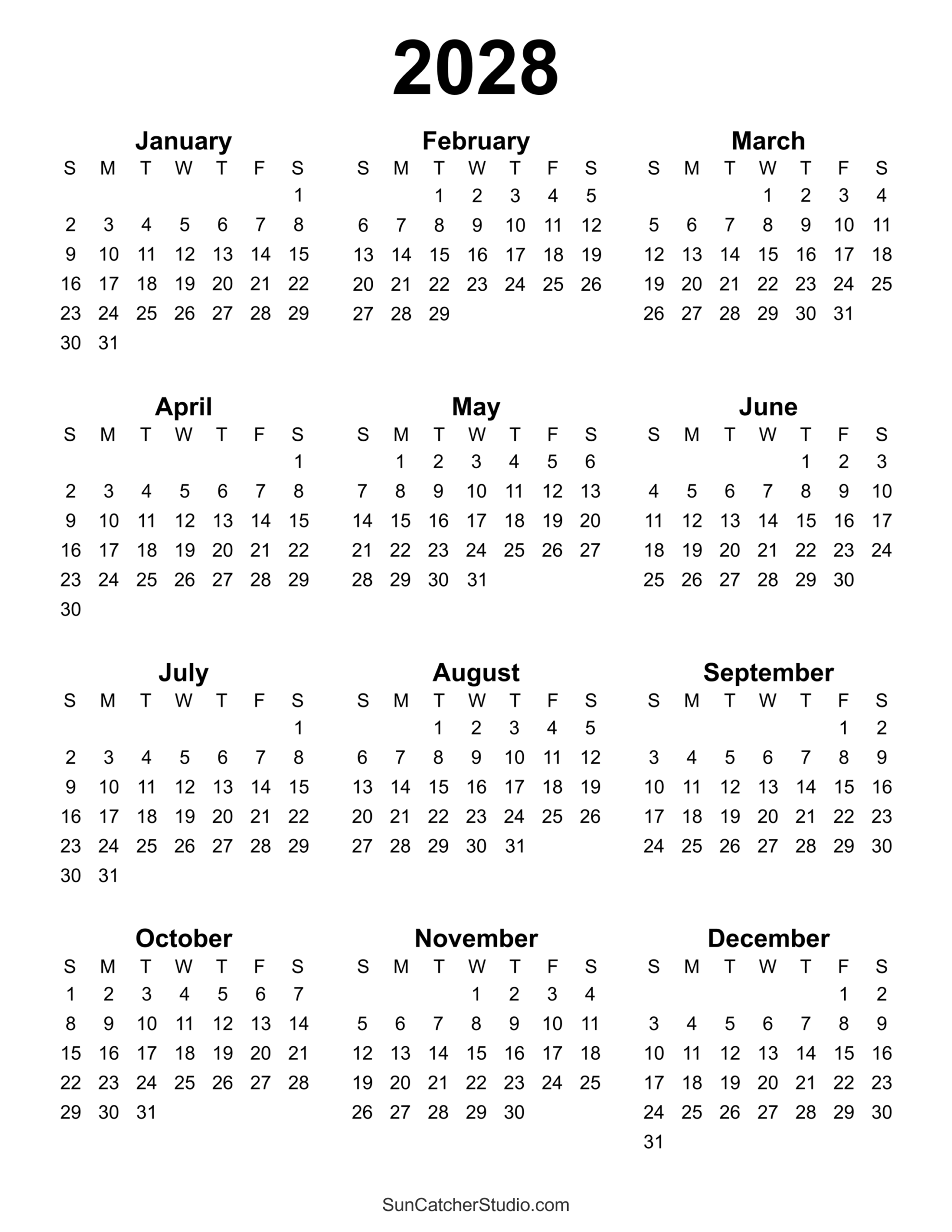 2028 Yearly