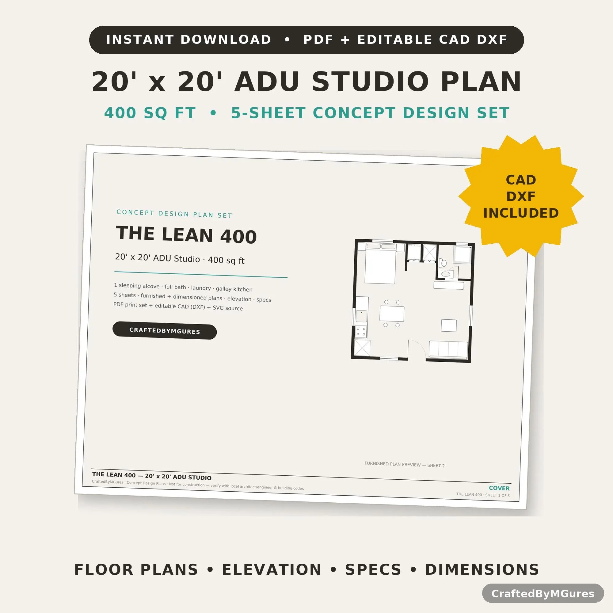 20x20 Floor Plans