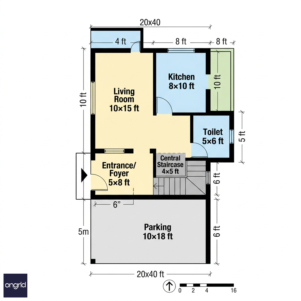 20x40 3 Floor West Facing 20x40 3 Floor West Facing