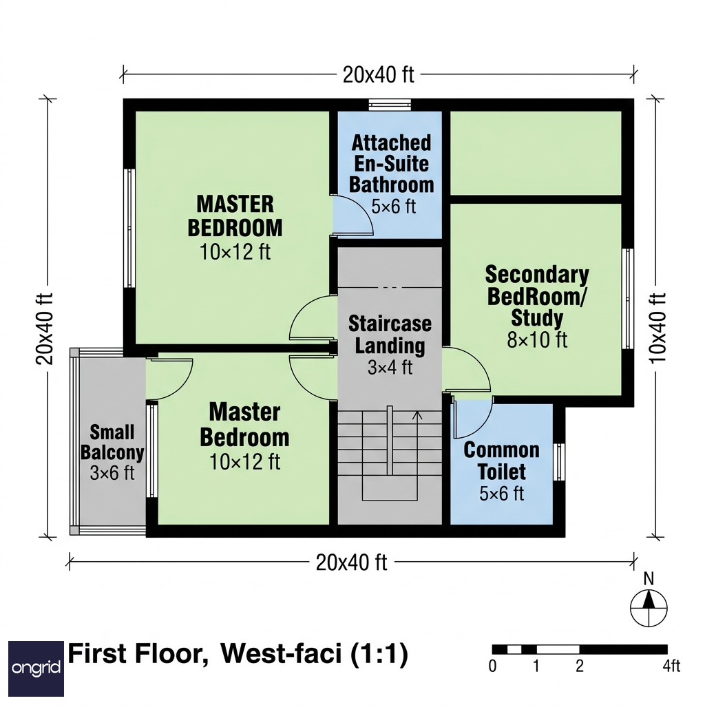20x40 3 Floor West Facing 20x40 3 Floor West Facing