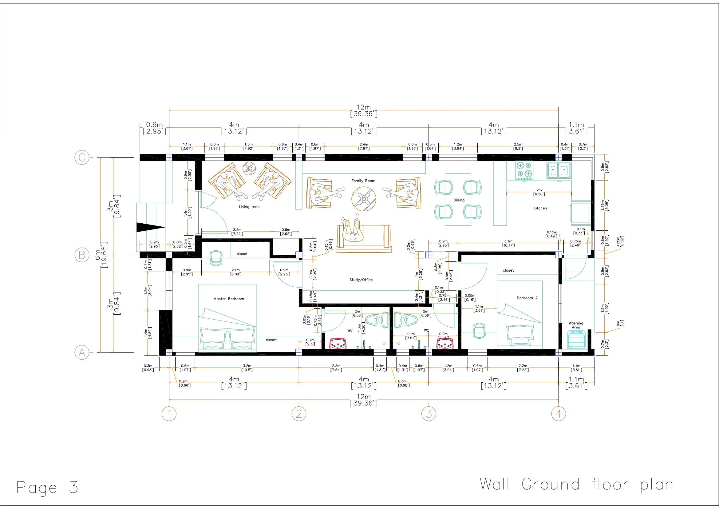 20x40 Small House Plan 2 Bedrooms 2 Bathrooms 20x40 Small House Plan 2 Bedrooms 2 Bathrooms