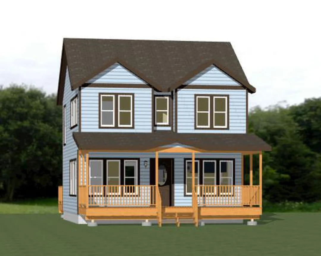 24x24 House 3 Bedroom 2 Bath 1106 Sq Ft