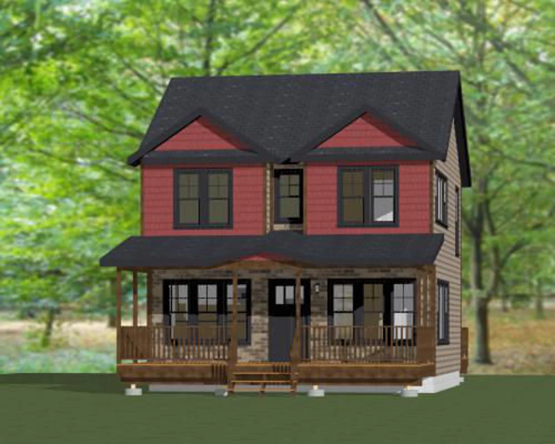 24x24 House 3 Bedroom 2 Bath 1106 Sq Ft
