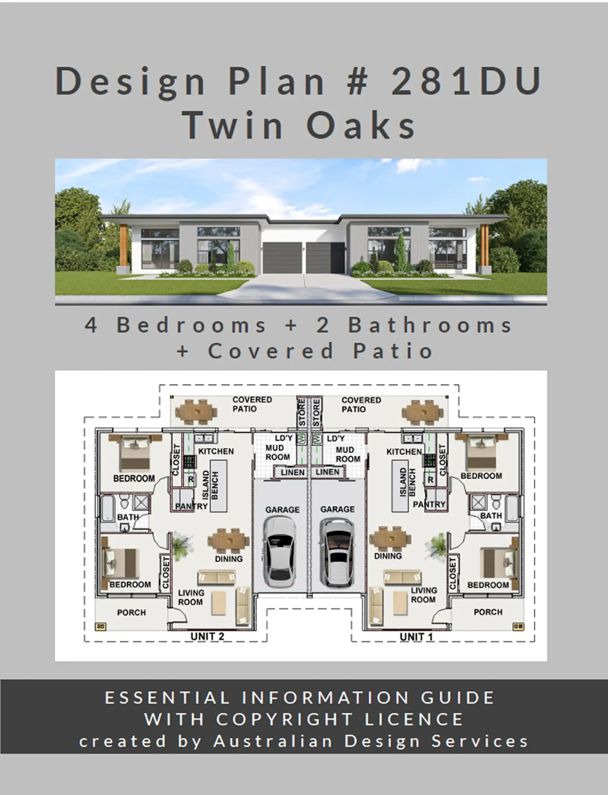 24x36 House Plan 3 Bedroom