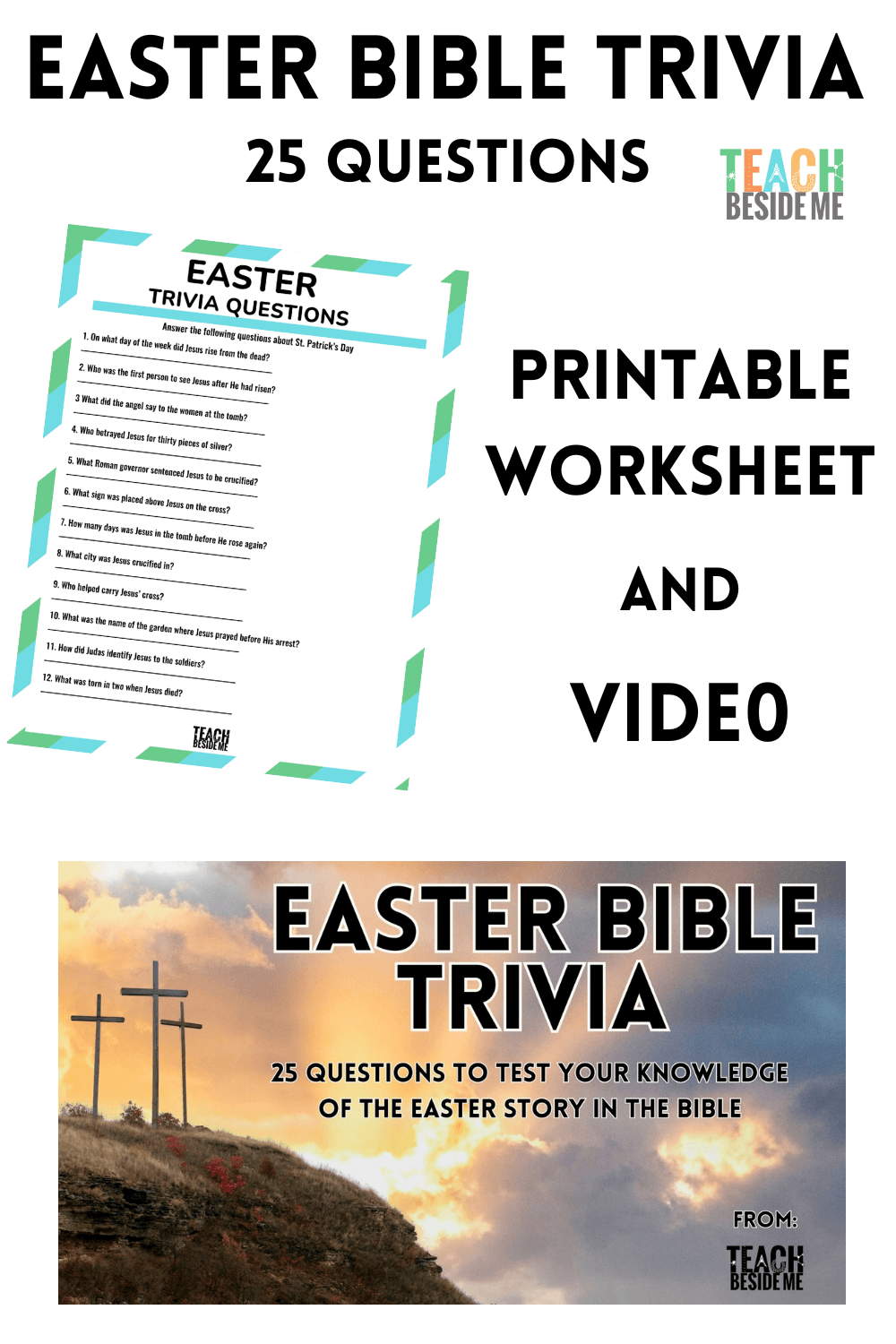 25 Bible Themed Easter Trivia Questions With Video Printable