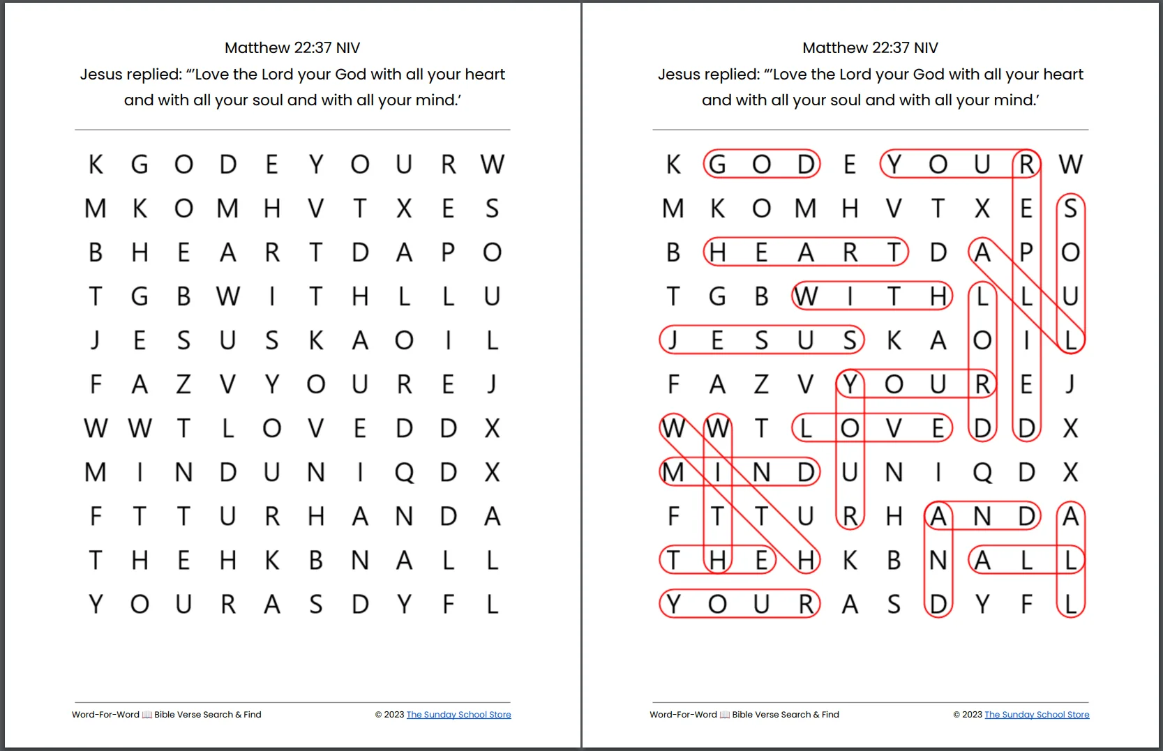 25 Free Bible Word Search Puzzles Pdf Printable Download