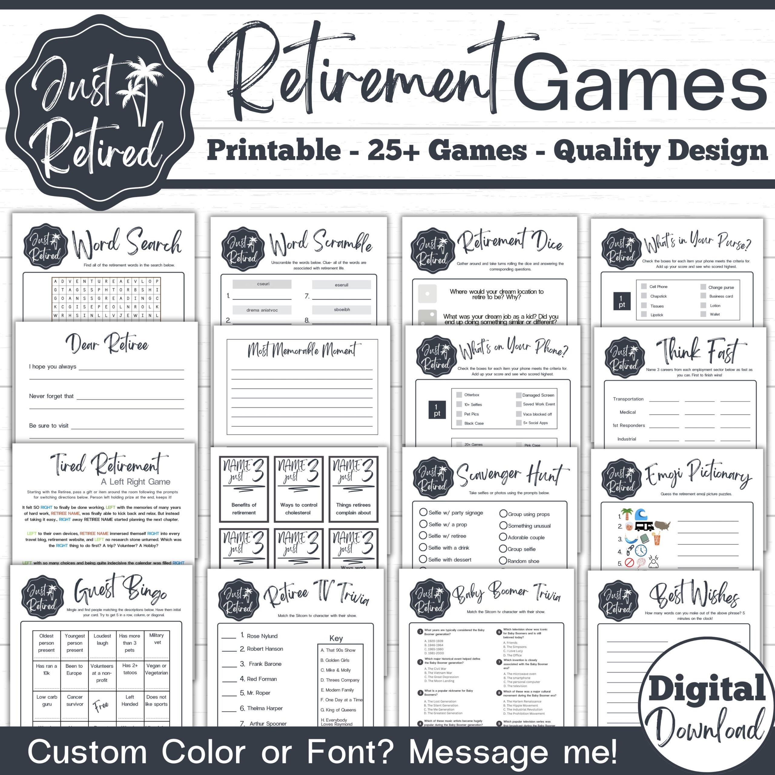 25 Fun Retirement Party Games Nurse
