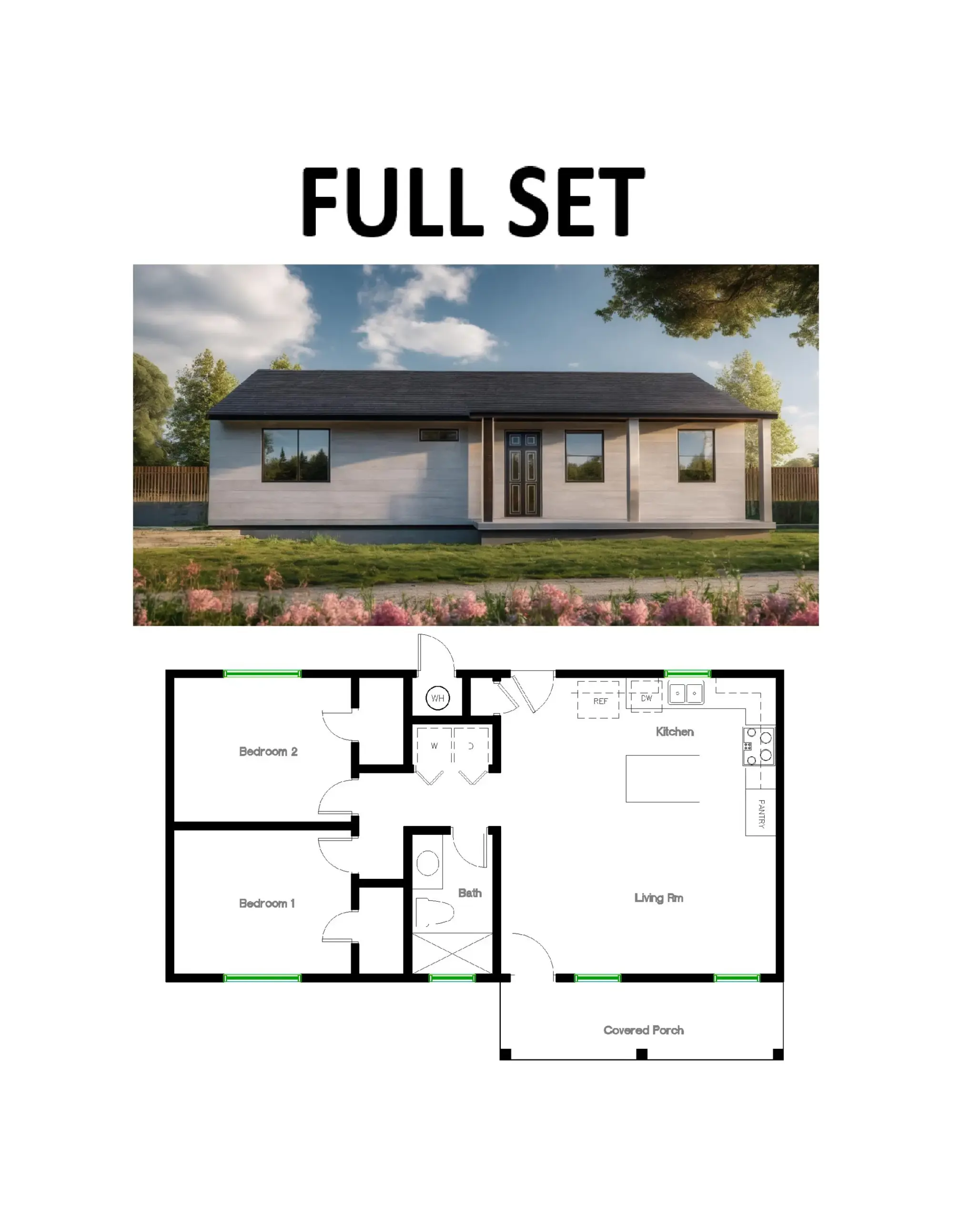 28 X 40 House Plans