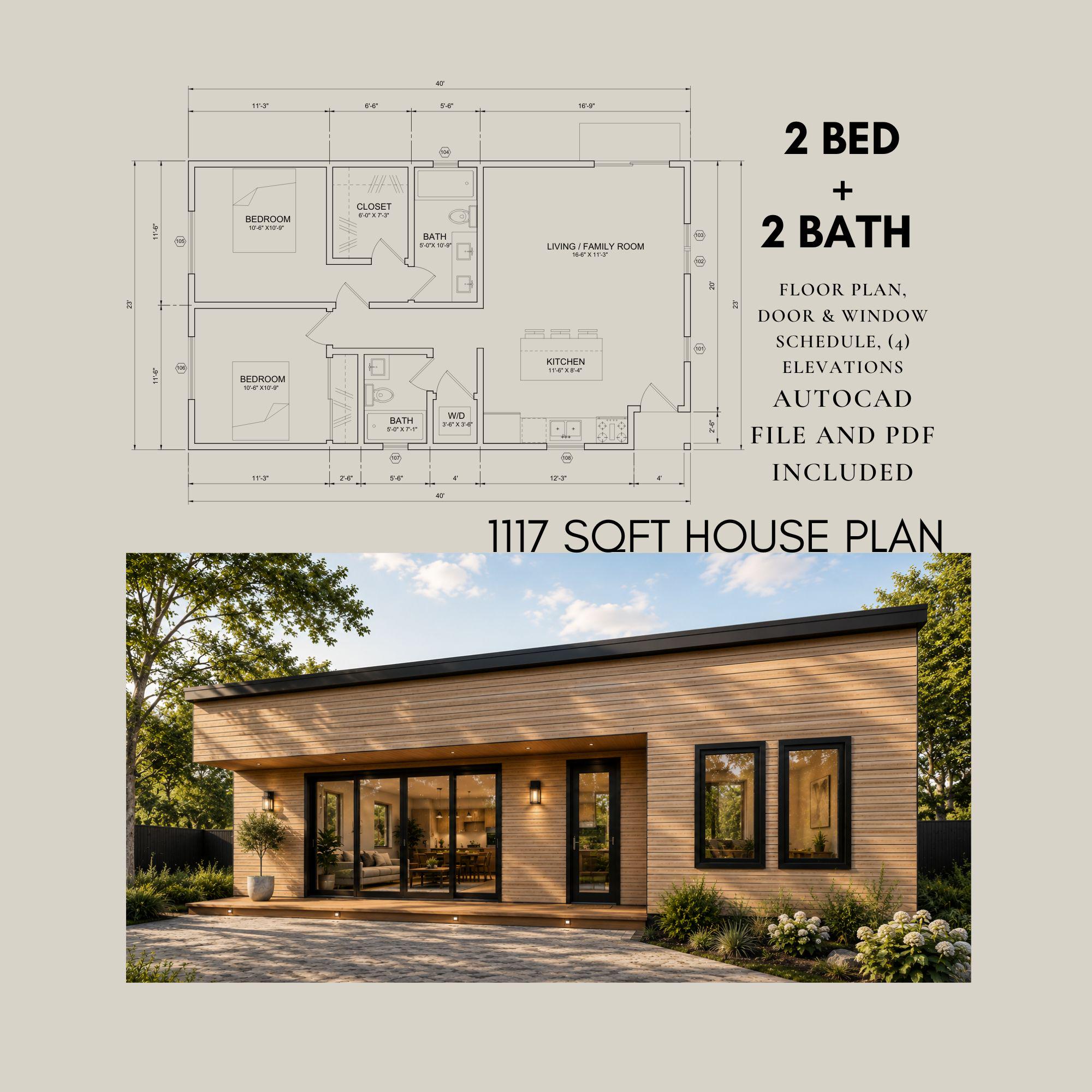 28x40 House Plans