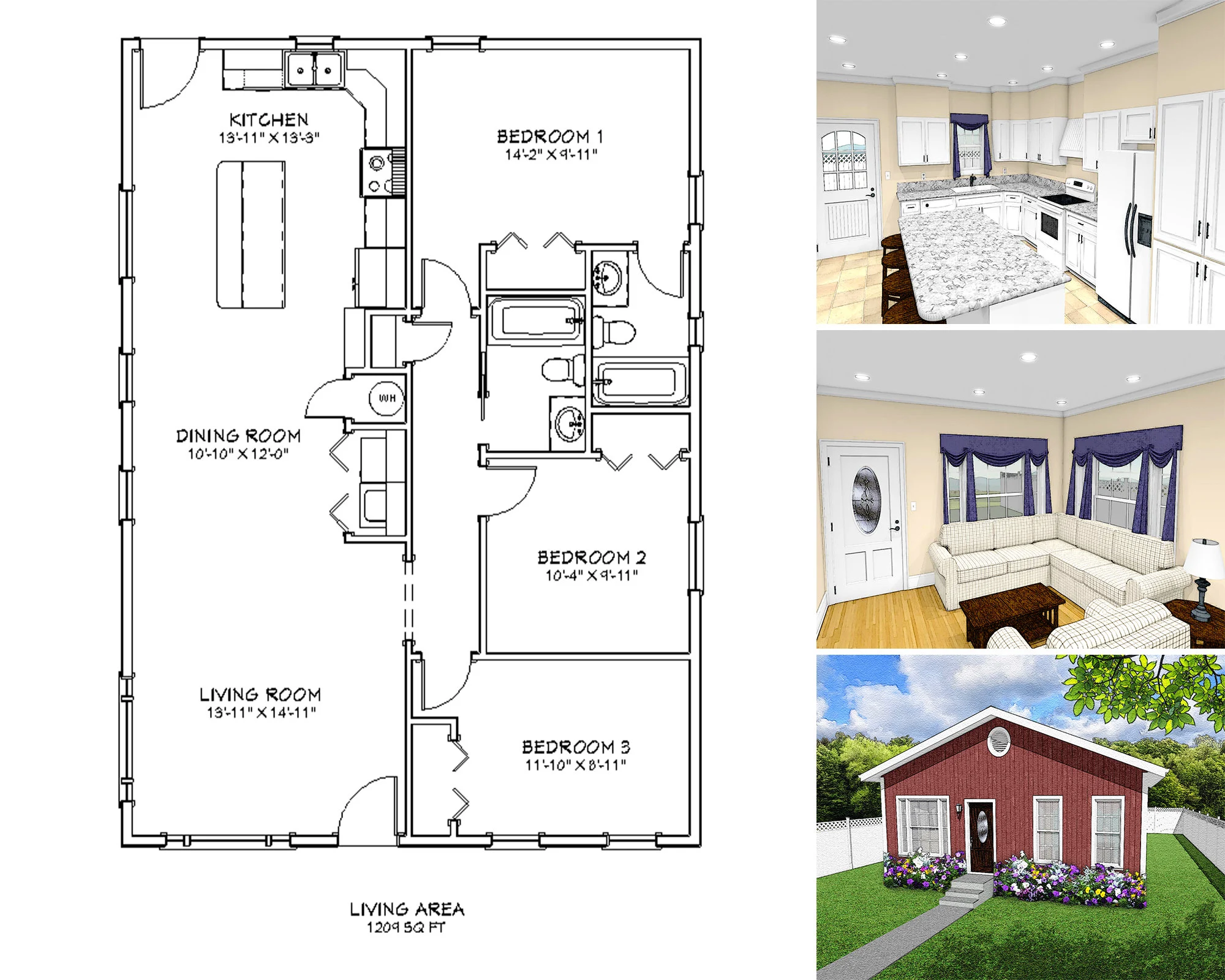 28x40 House Plans