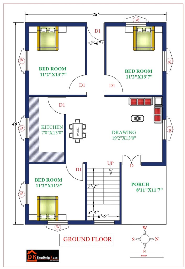 28x40 Modern House Design