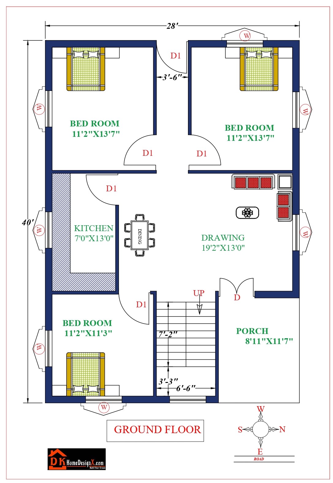 28x40 Modern House Design