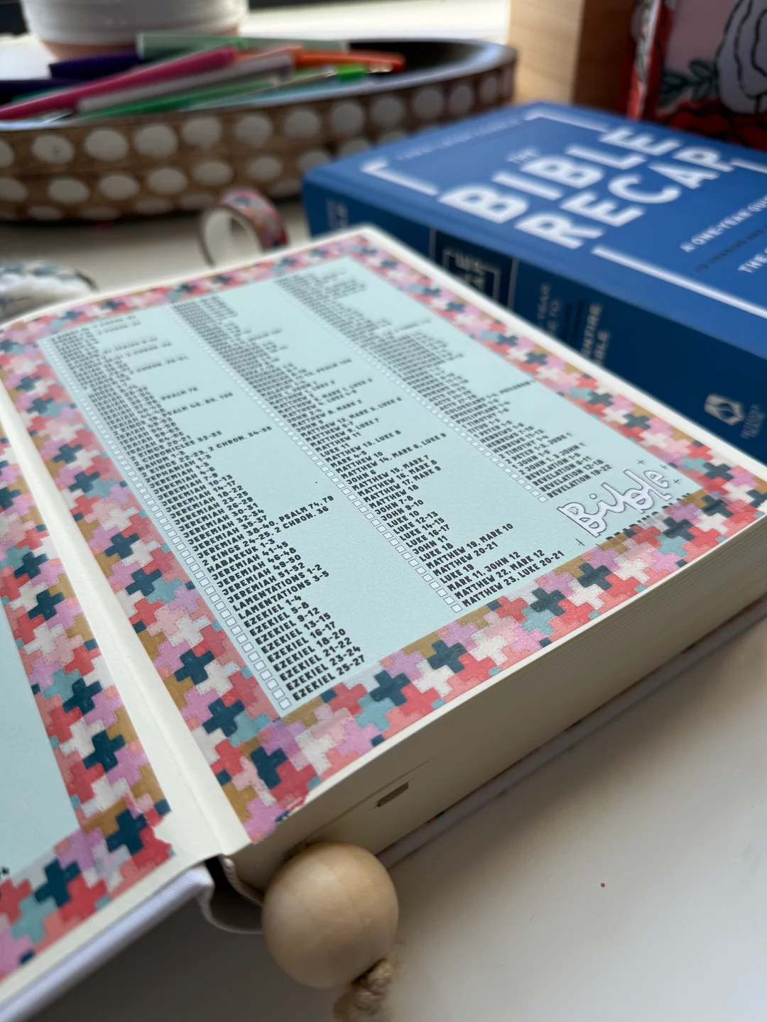 365 Day Bible Reading Plan Checklist Printed Version